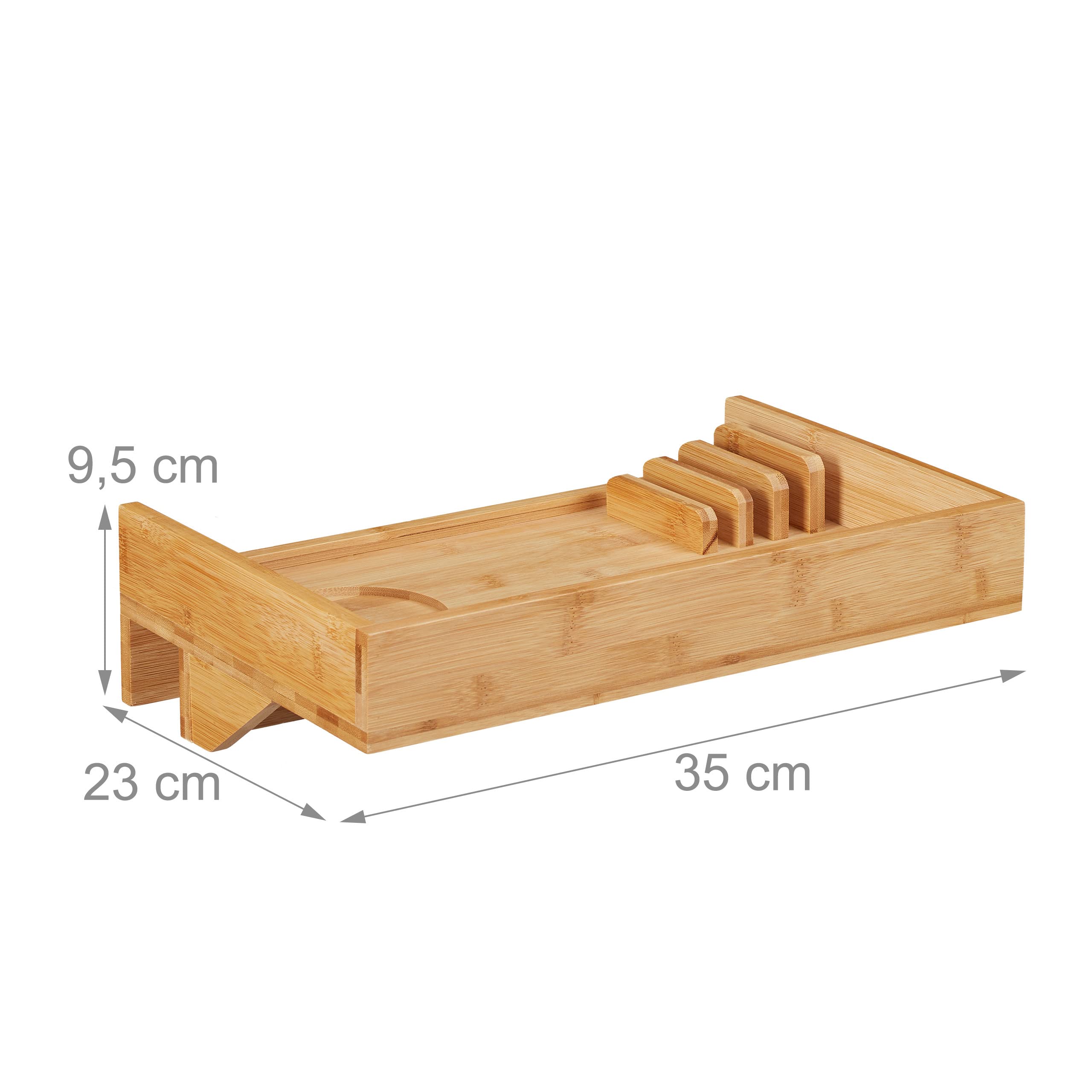 relaxdays-bettablage-bambus-zum-anklemmen-getr-nkehalter-9-cm-natur image 4