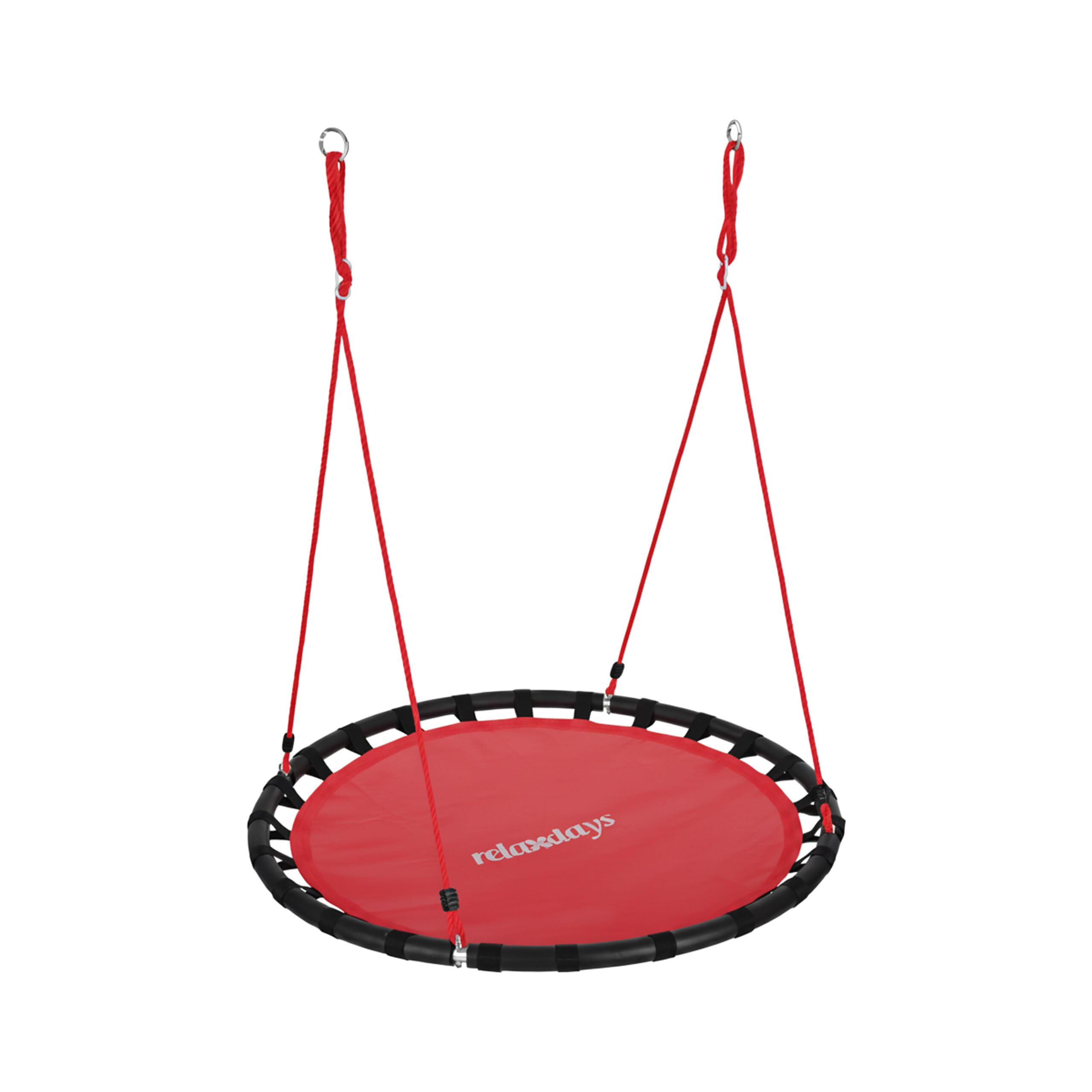 relaxdays-nestschaukel-rund-120-cm-h-ngeschaukel-f-r-kinder-erwachsene-bis-100-k image 1