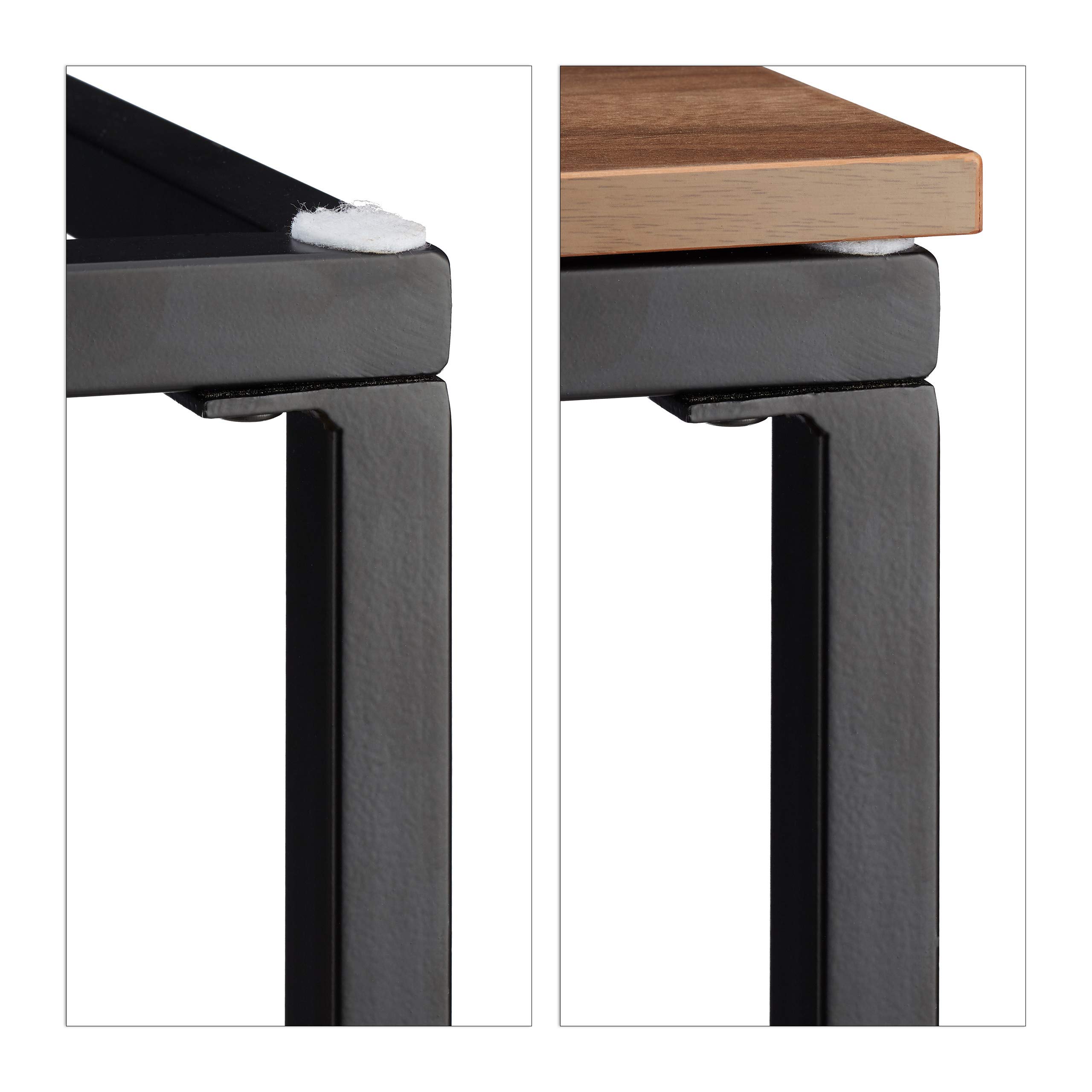 relaxdays-tv-lowboard-melamin-110x45x50-cm-hifi-rack-braun image 6