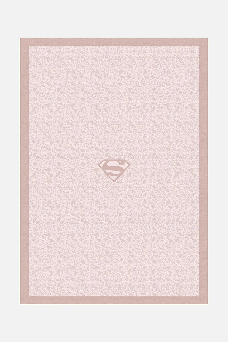 teppana-supergirl-floral-rosa-teppich-waschbarer-kinder-teppich image 1