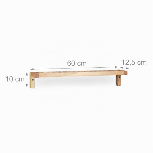 relaxdays-wandregal-walnuss-holzregal-h-ngeregal-60x12-5x10-cm-natur image 8