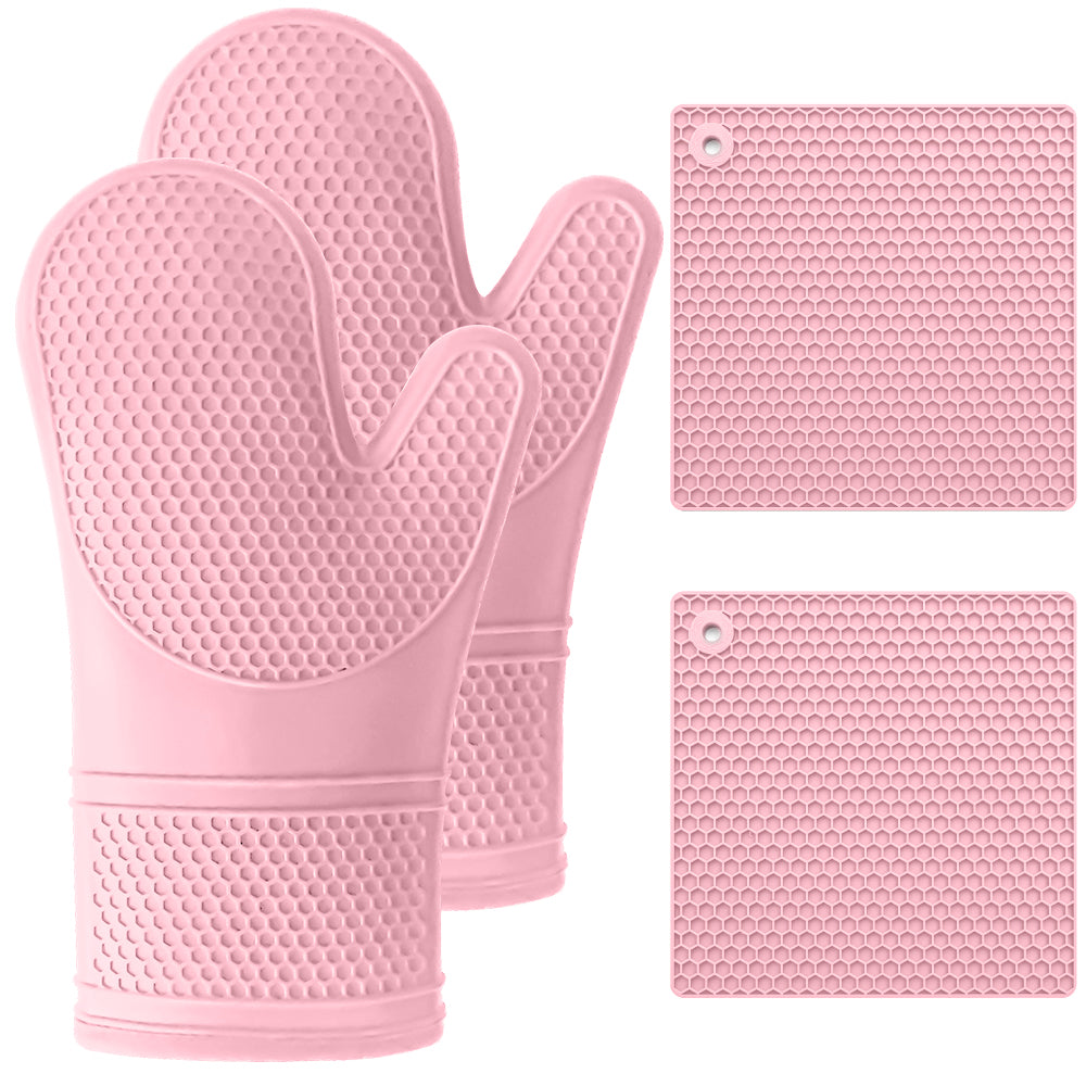 gorilla-grip-silicone-ofenhandschuh-mit-untersetzer-set image 7