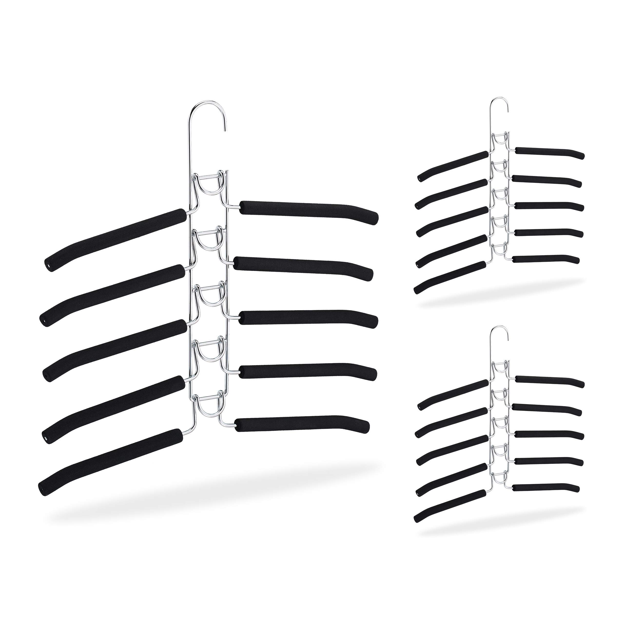 relaxdays-kleiderb-gel-mehrfach-5-in-1-3er-set-raumsparb-gel-silber-schwarz image 1