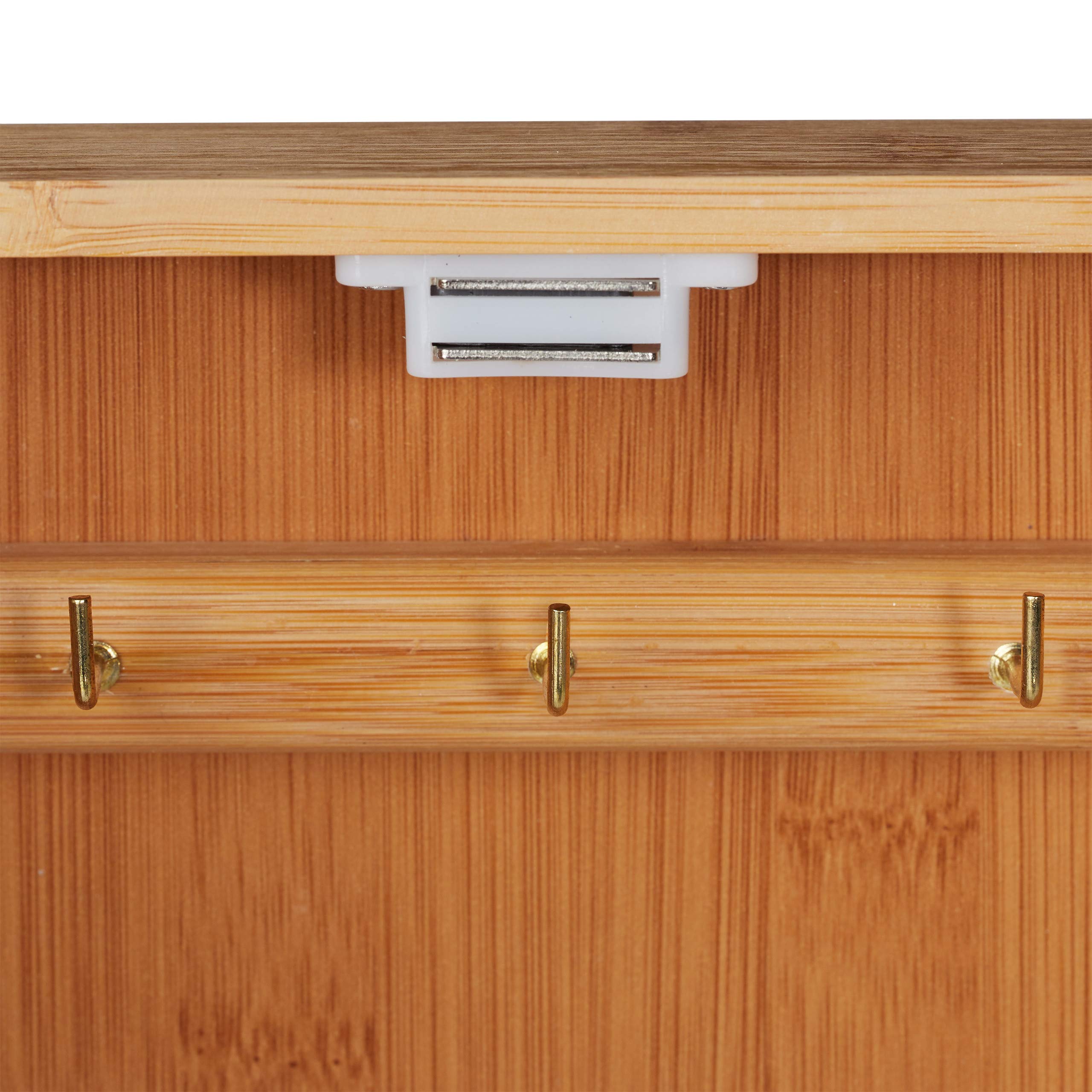 relaxdays-schl-sselkasten-bambus-26-x-20-x-9-cm-6-haken-natur image 8