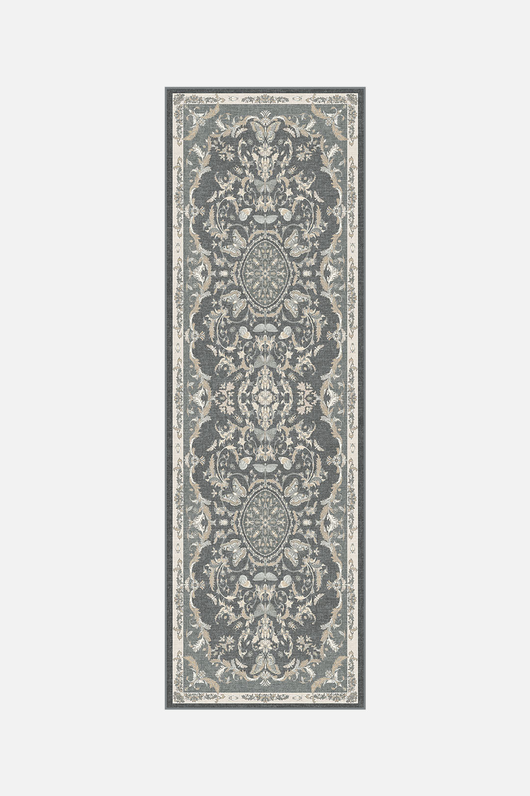 teppana-nymphalis-anthrazit-teppich-waschbar-grau-beige image 5
