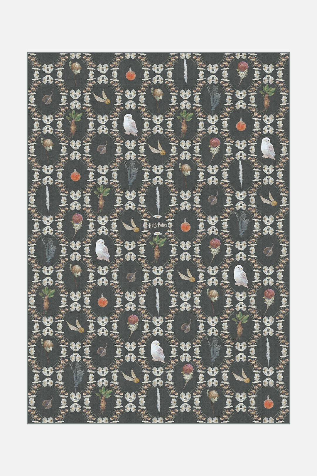 teppana-harry-potter-alraune-basalt-teppich-waschbarer-kinder-teppich image 1
