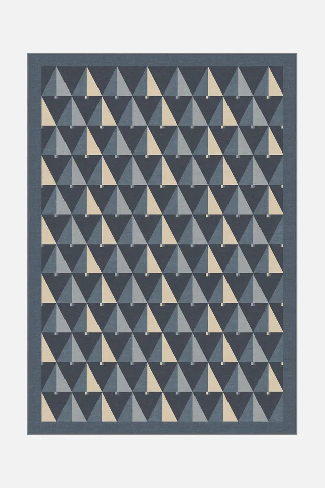 teppana-waldzauber-nacht-teppich-waschbar-blau image 1