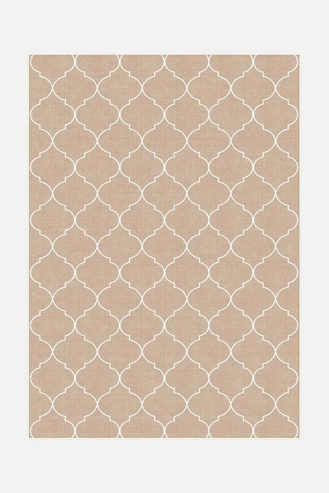 teppana-marrakesch-beige-teppich-waschbarer-indoor-teppich image 1