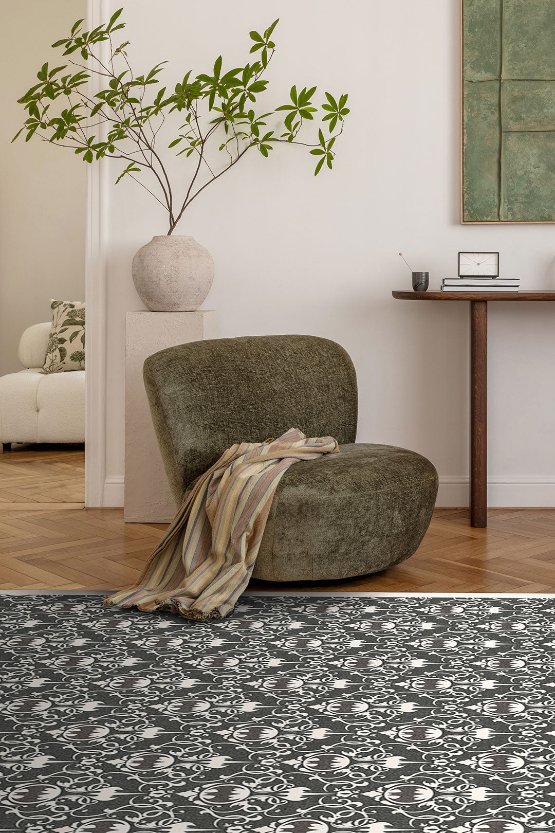 batman-damast-basalt-teppich-waschbar-teppana image 4