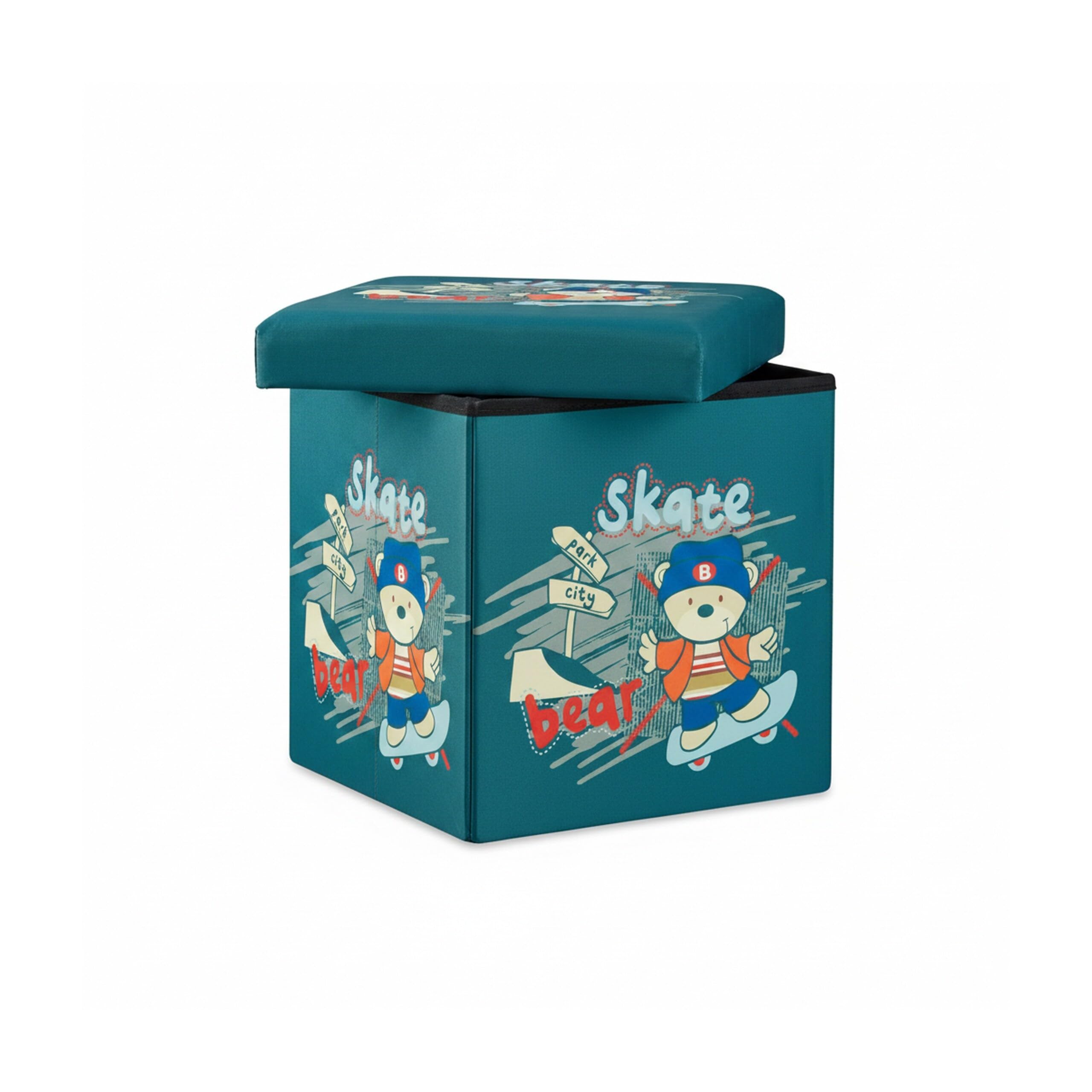 relaxdays-sitzhocker-kinder-faltbar-b-r-mit-stauraum-38x38x38-cm image 7