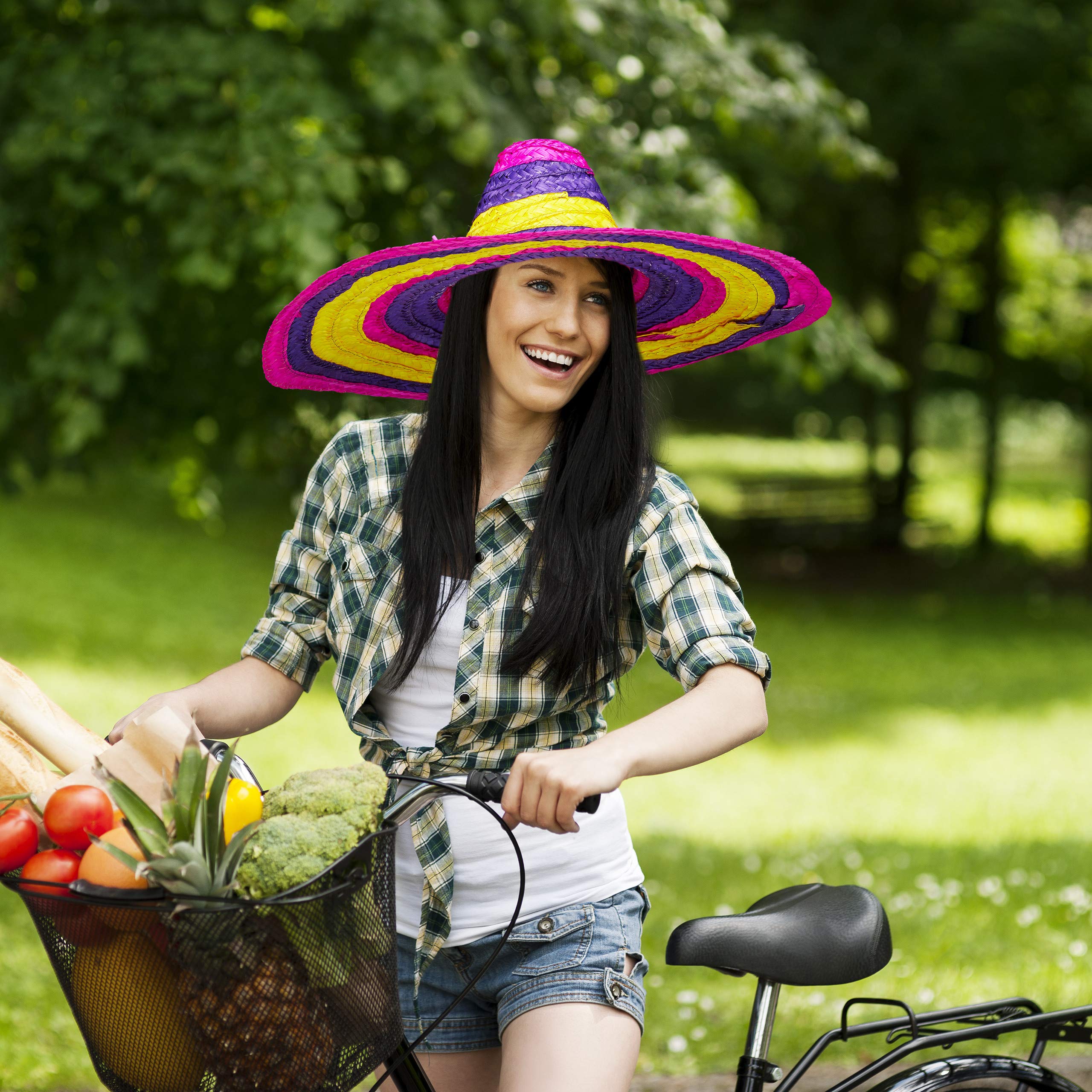 relaxdays-sombrero-hut-xxl-partyhut-55-cm-mexiko-kost-mhut-mit-kordel-bunt image 3