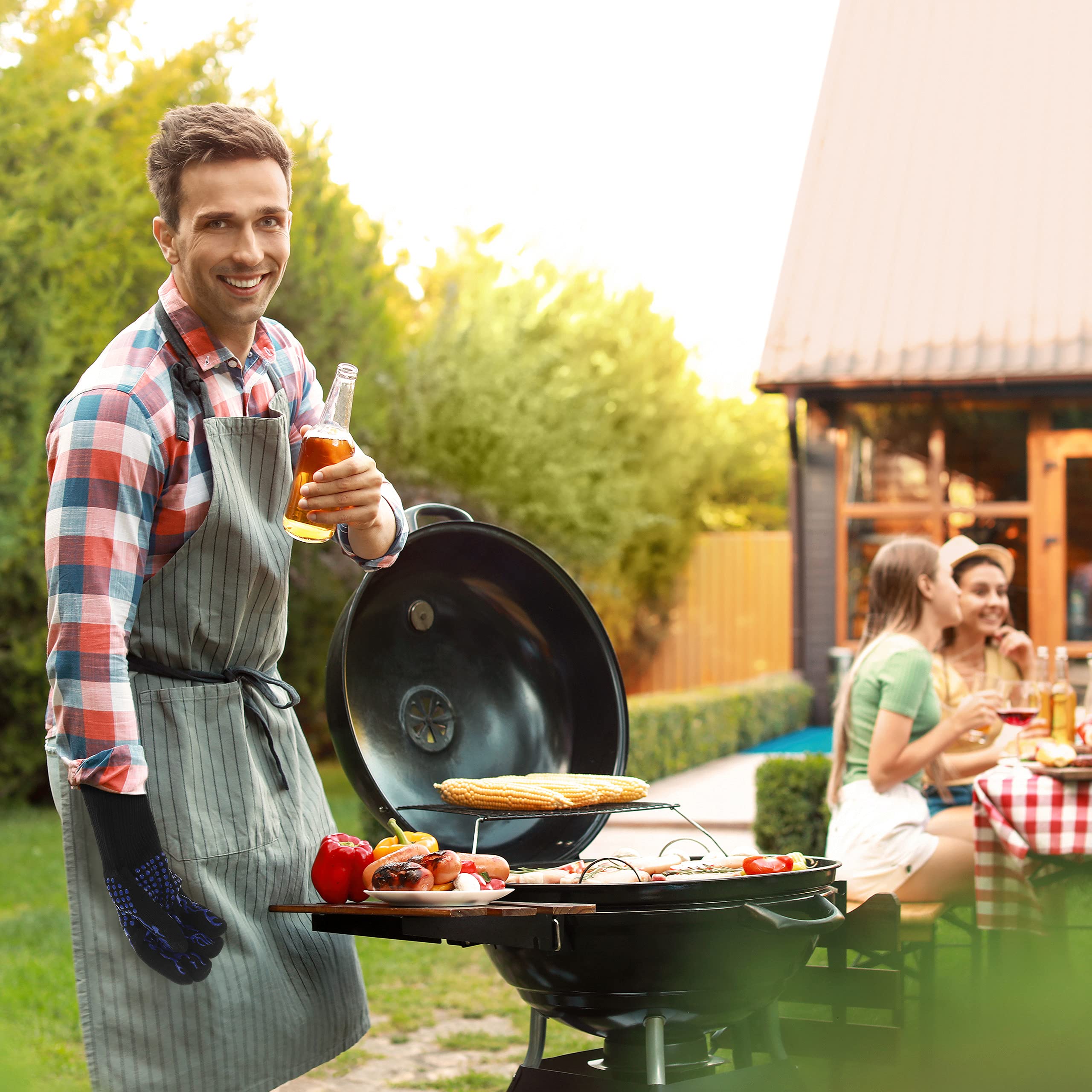 relaxdays-grillhandschuhe-1-paar-bis-500-c-schwarz-blau image 3