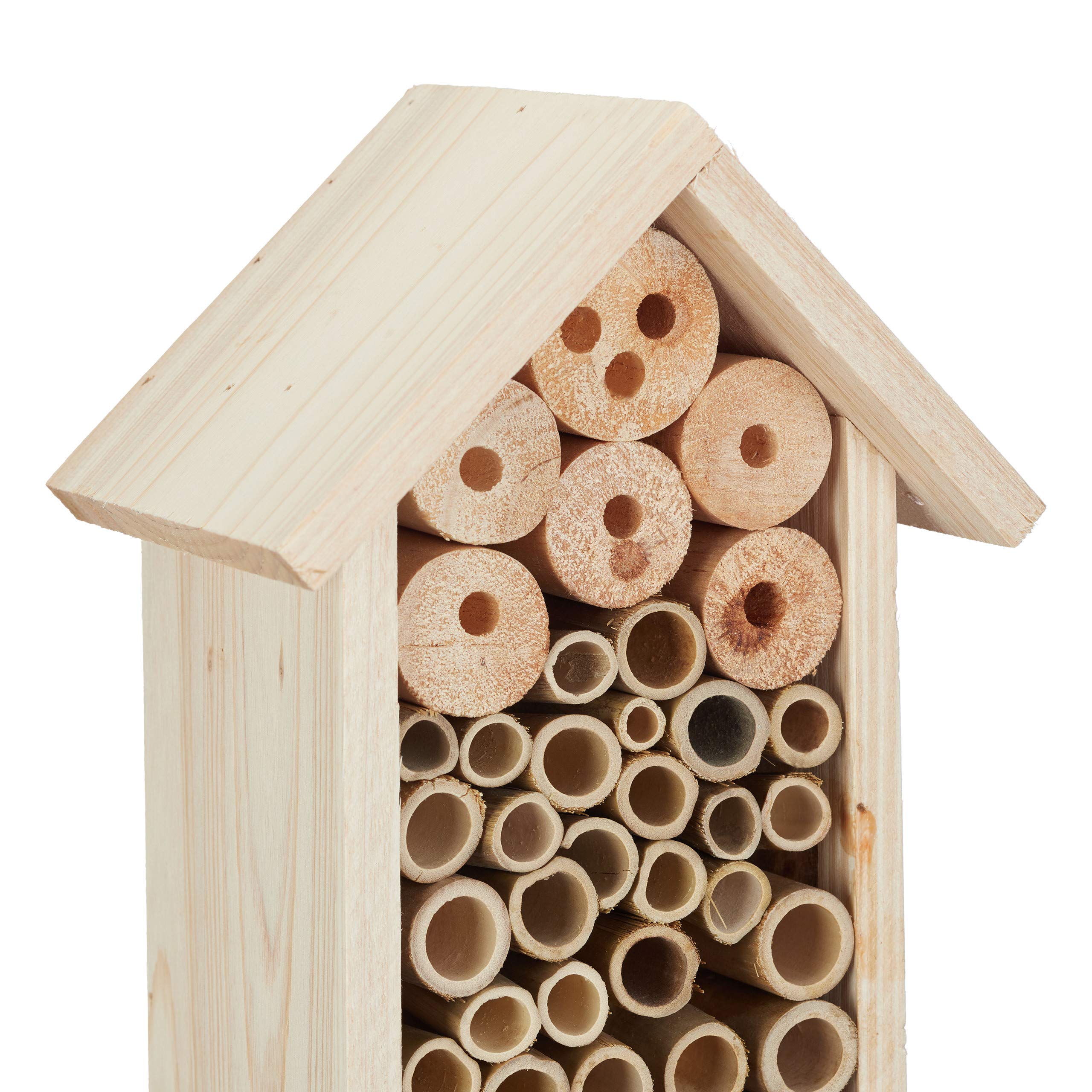 relaxdays-insektenhotel-mit-erdspie-holz-148-cm-natur image 7