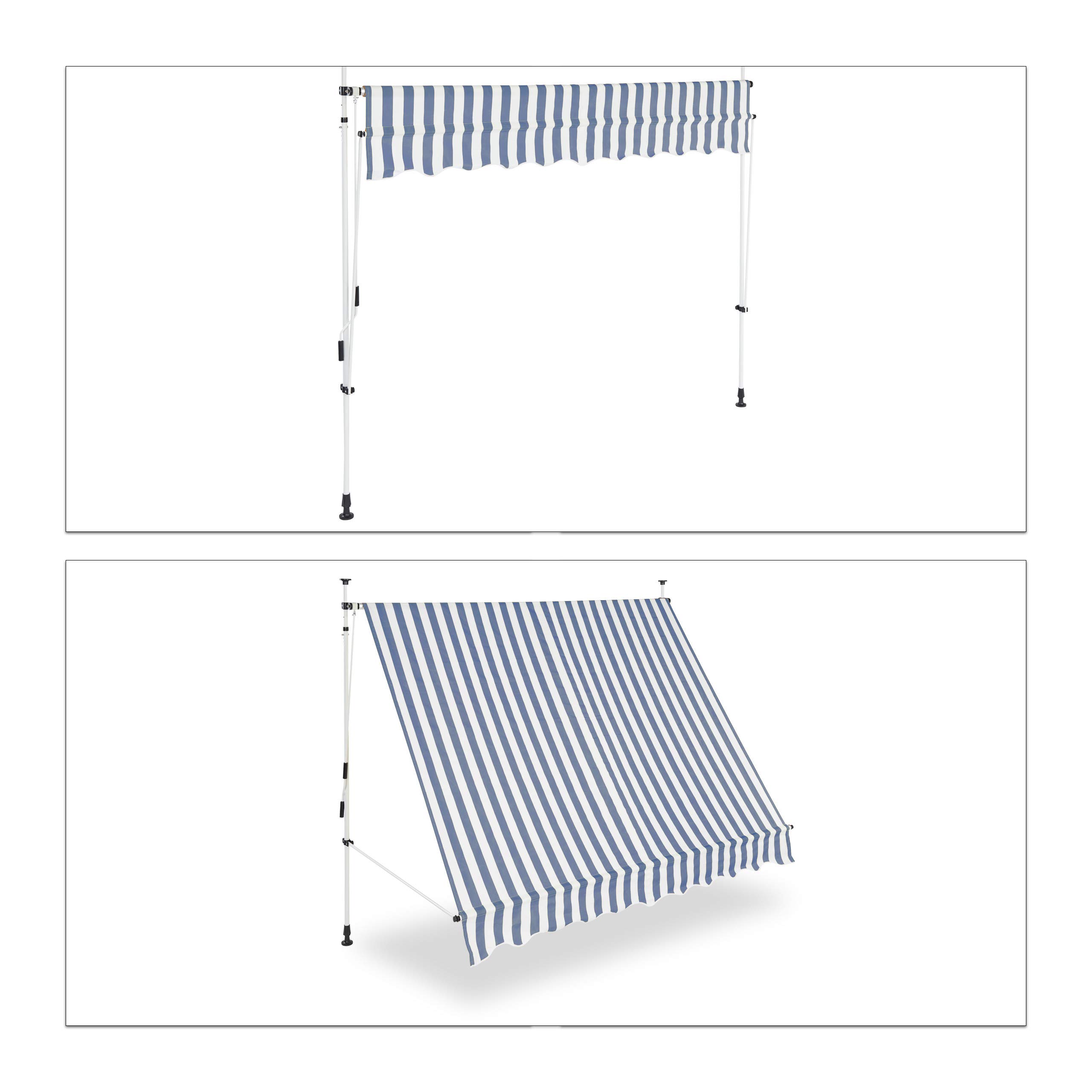 relaxdays-klemmmarkise-250-x-120-cm-blau-gestreift-balkon-sonnenschutz image 5