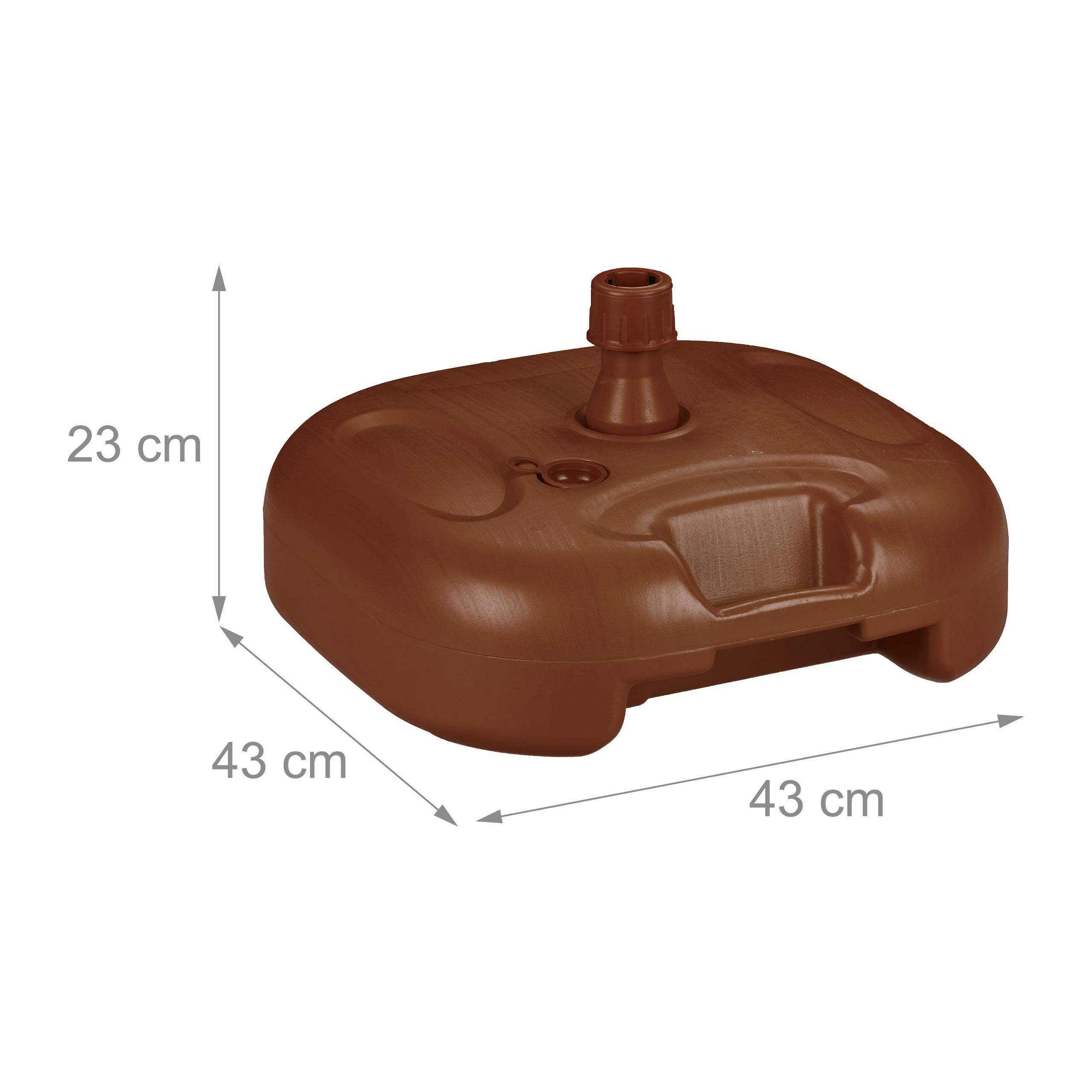 relaxdays-sonnenschirmst-nder-bef-llbar-43-x-43-cm-braun-stock-25-32-mm image 4