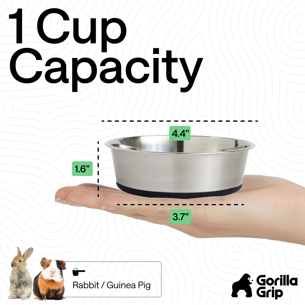 gorilla-grip-hunden-pfe-edelstahl-2er-set-rutschfeste-futtern-pfe image 5