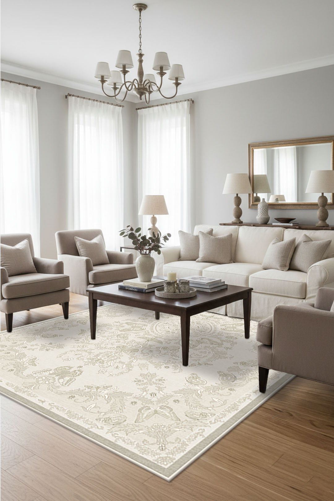 teppana-nymphalis-beige-teppich-waschbarer-flora-fauna-teppich-in-beige-braun-ta image 4