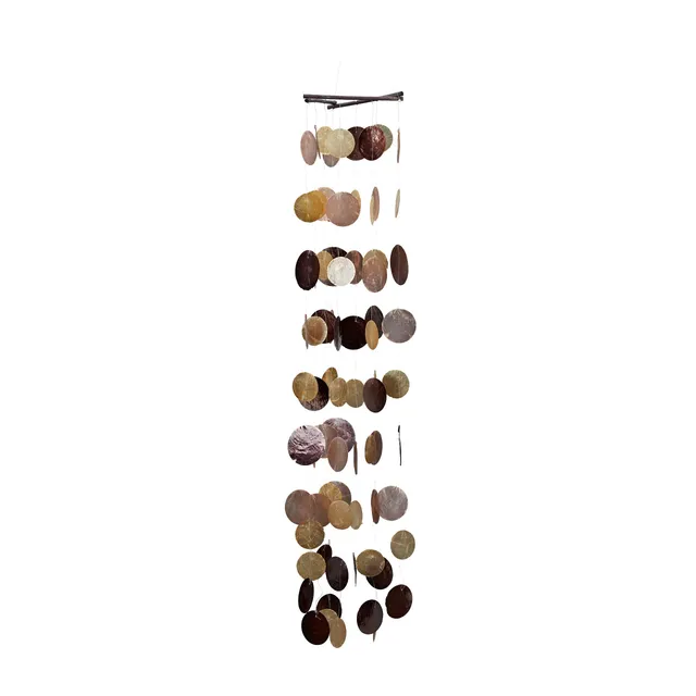 relaxdays-capiz-windspiel-muschel-girlanden-117-cm-bunt image 1