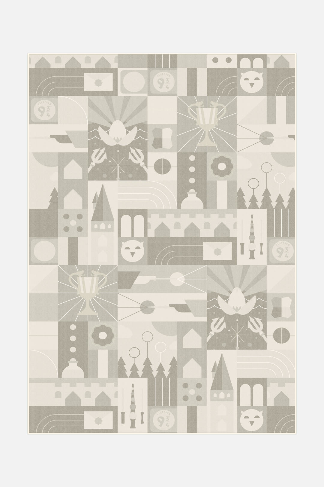 teppana-harry-potter-champion-sand-teppich-waschbarer-kinder-teppich image 1