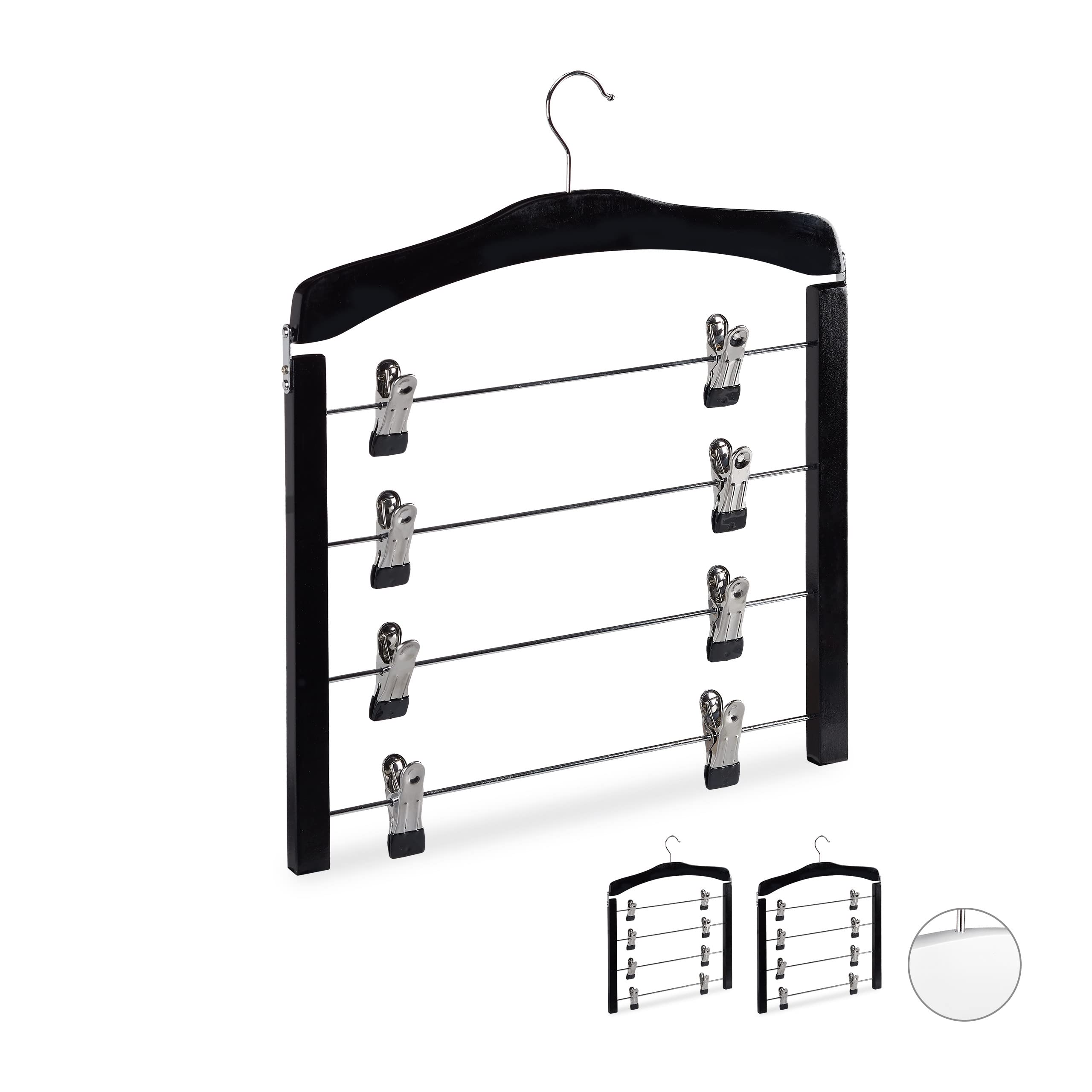 relaxdays-rockb-gel-mehrfach-3er-set-holz-f-r-hosen-r-cke-schwarz image 1