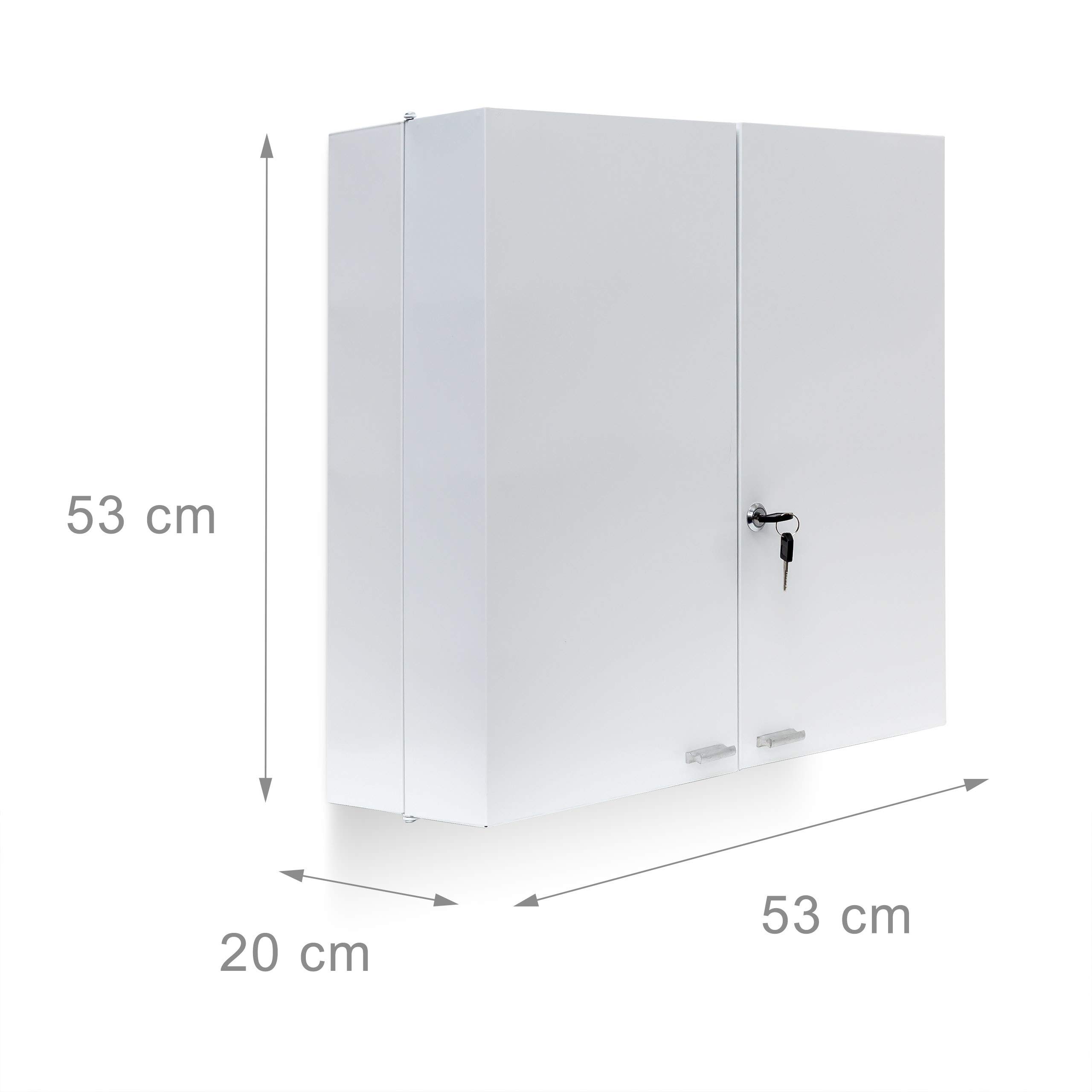 relaxdays-medikamentenschrank-stahl-xxl-53x53x20-cm-wei-abschlie-bar image 3