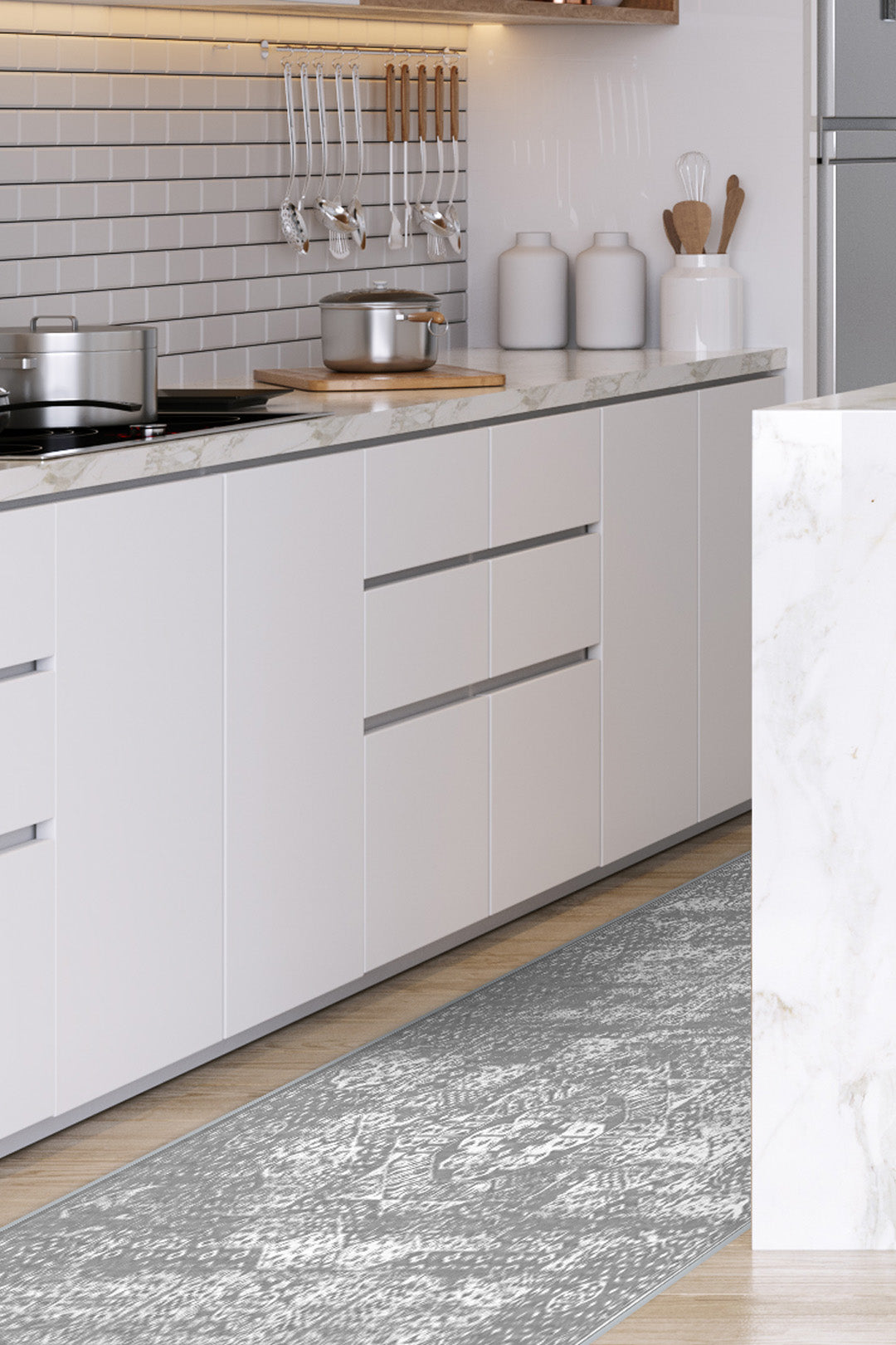 teppana-emily-klassisch-teppich-waschbar-grau-silber-modern image 8