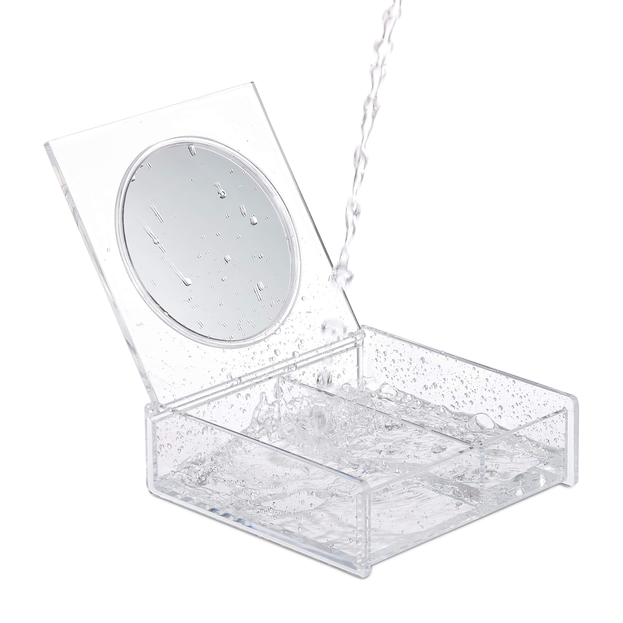 relaxdays-make-up-organizer-acryl-mit-spiegel-transparent image 6