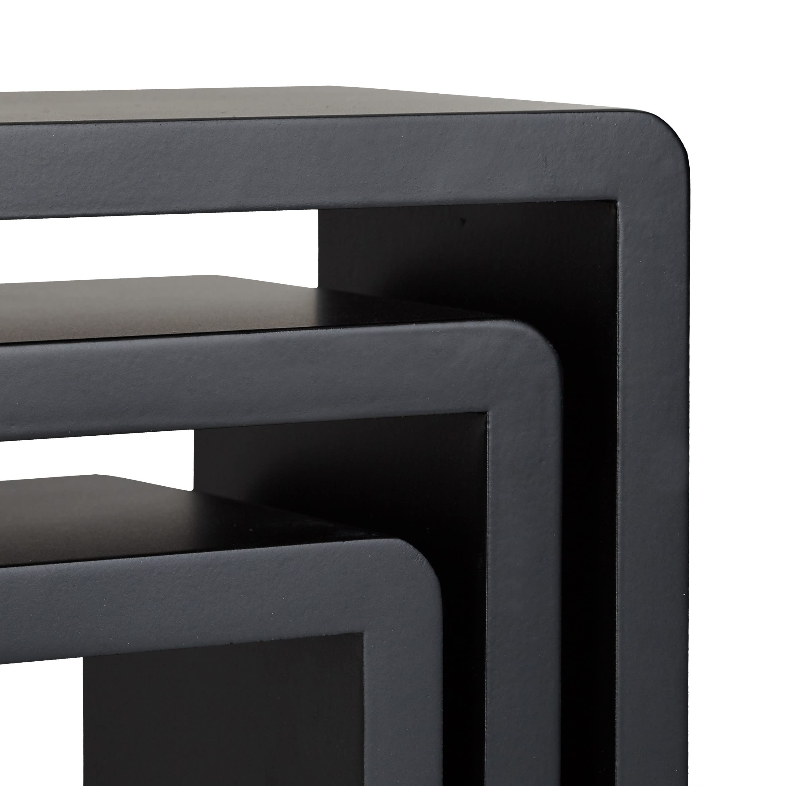 relaxdays-wandregal-cube-3er-set-quadratisch-schwarz-mdf image 6
