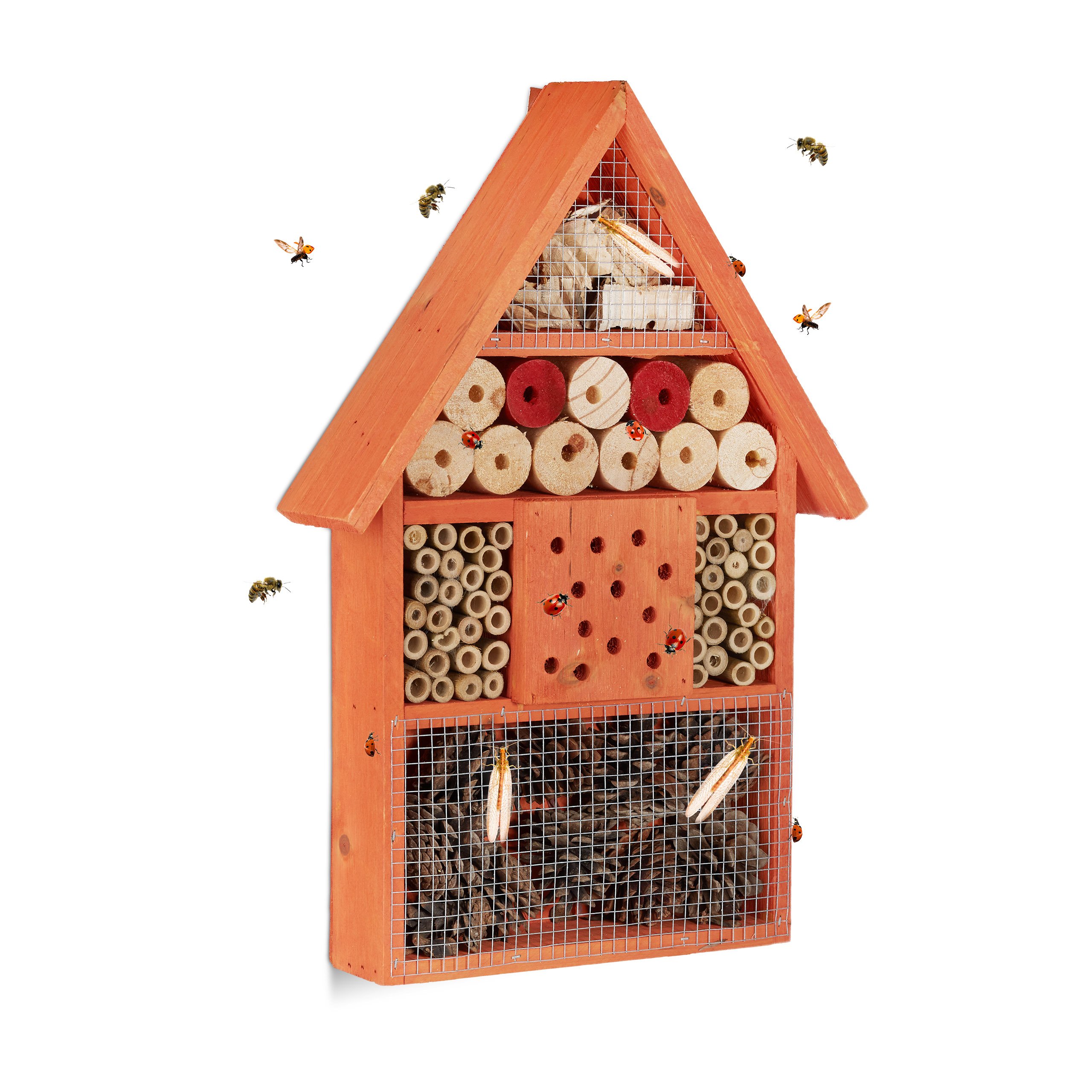 relaxdays-insektenhotel-holz-orange-6-kammern-40-x-27-5-x-7-cm image 1