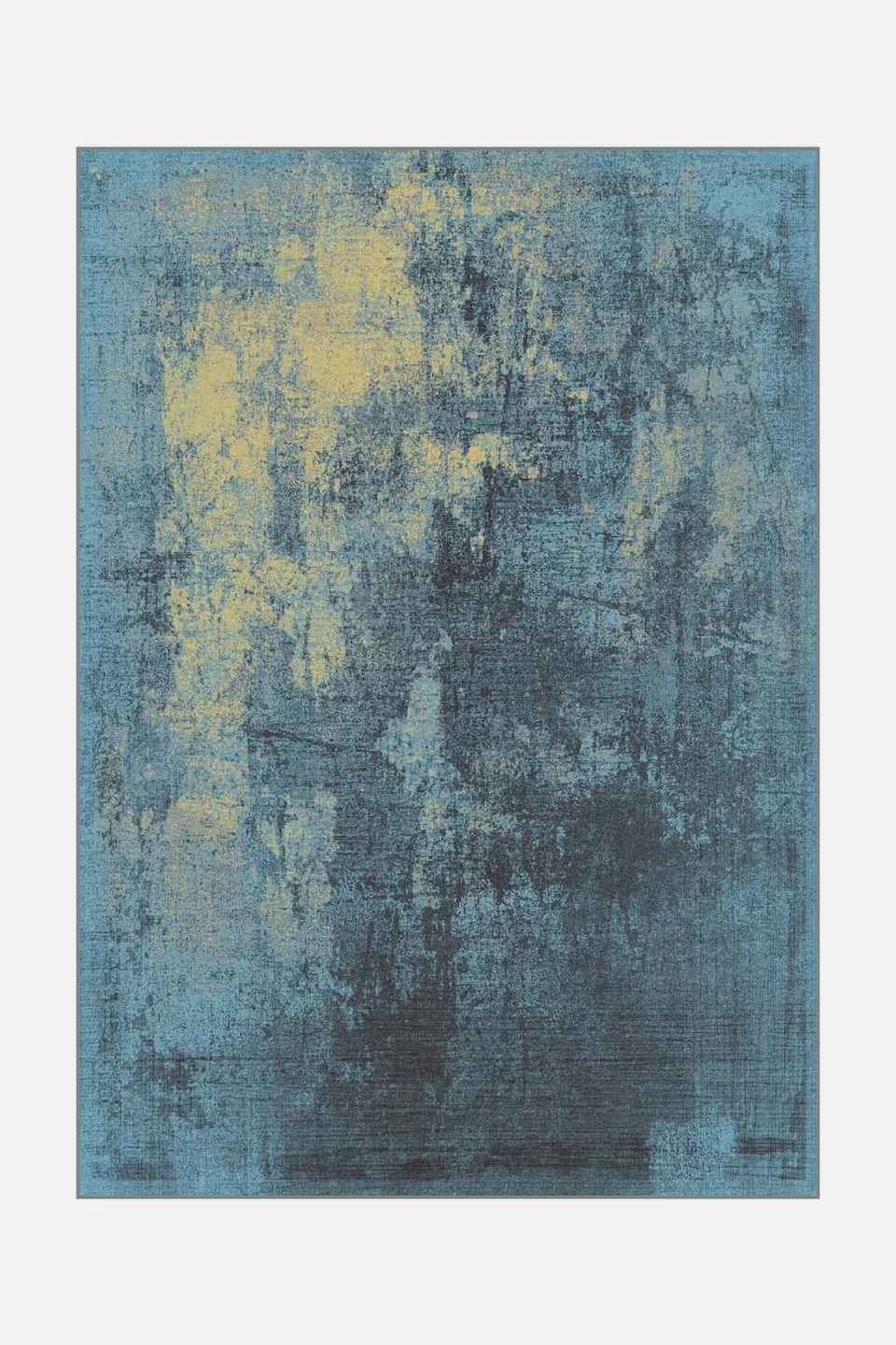 teppana-ruth-teal-teppich-waschbarer-klassik-teppich-petrol image 1