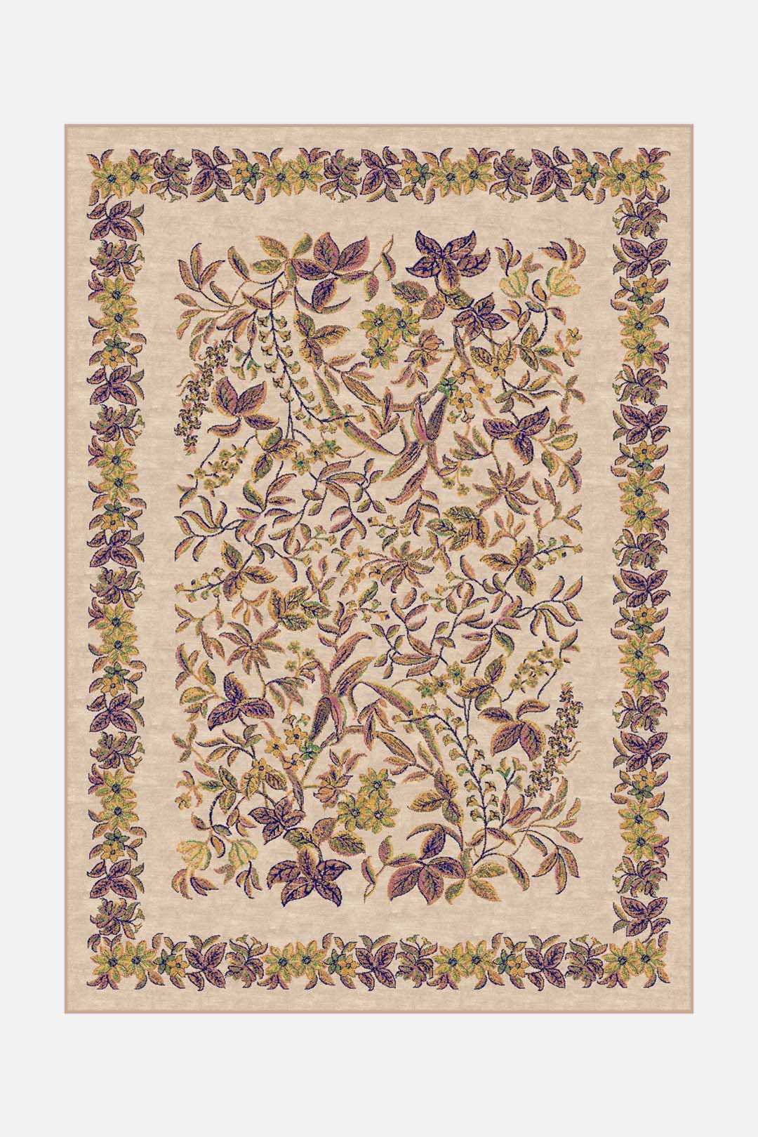 teppana-elinja-lila-teppich-floral-waschbar-vibrant image 1