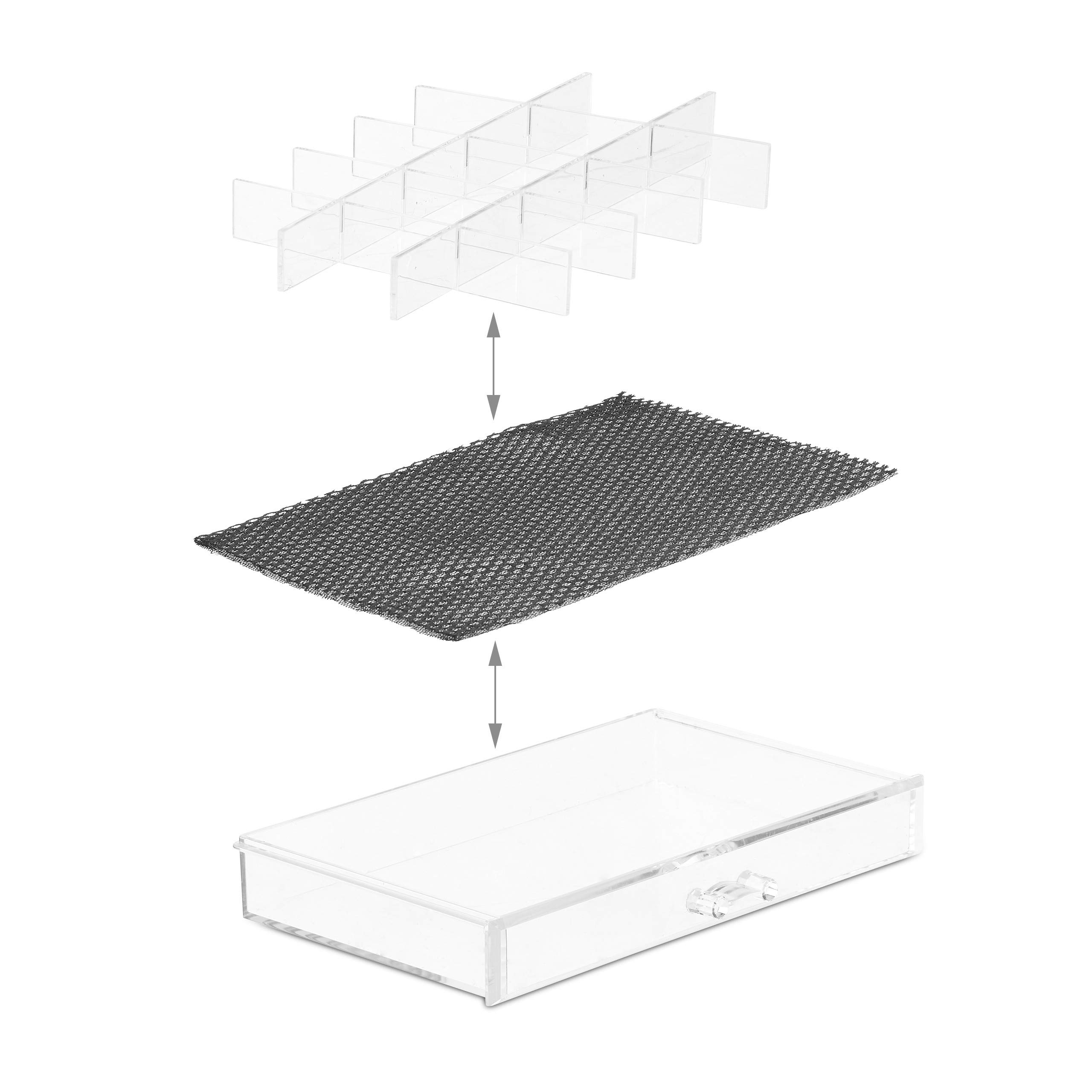 relaxdays-make-up-organizer-acryl-schmuckkasten-transparent-mit-3-schubladen image 6