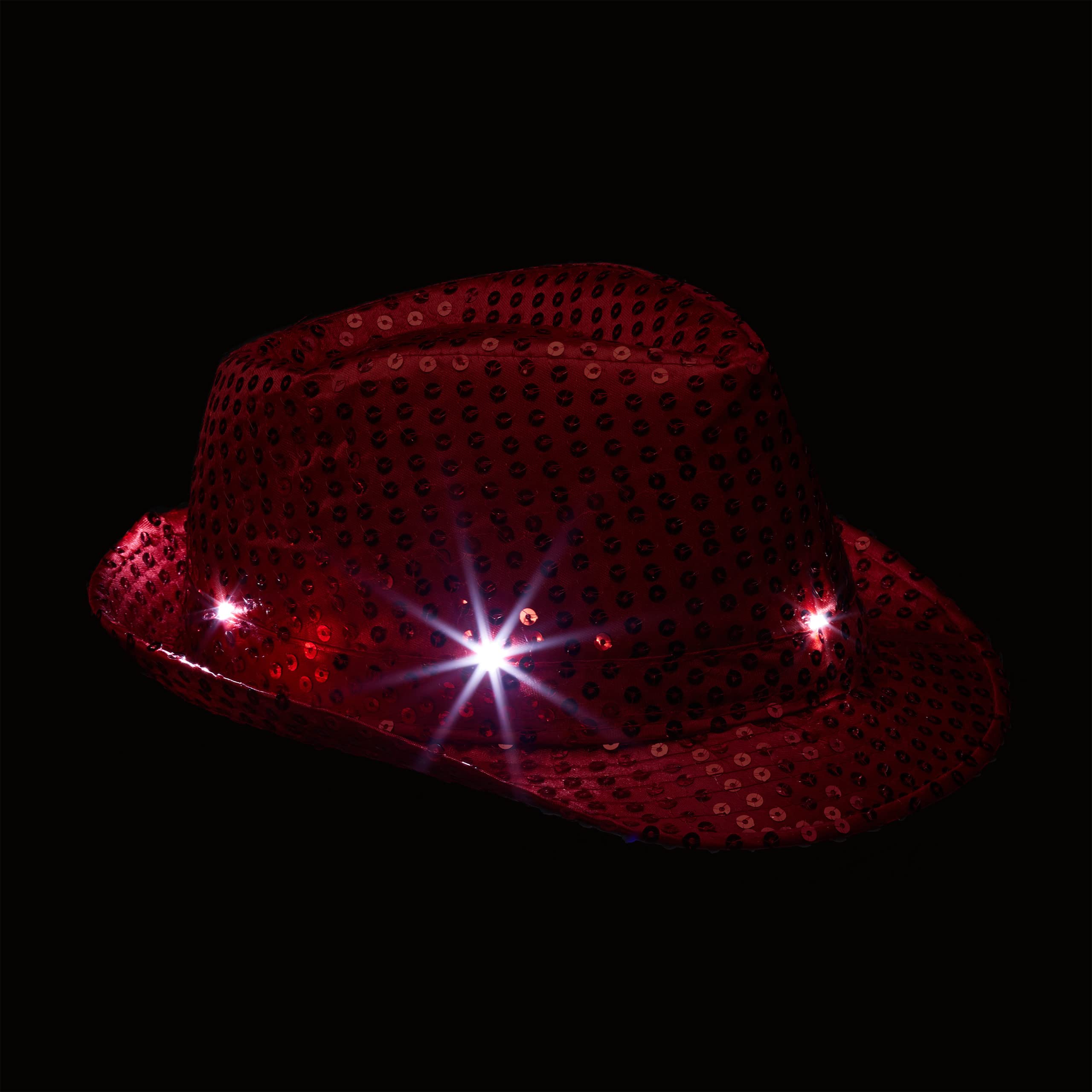 relaxdays-pailletten-hut-rot-mit-6-leds-partyhut-einheitsgr-e-58-cm image 6