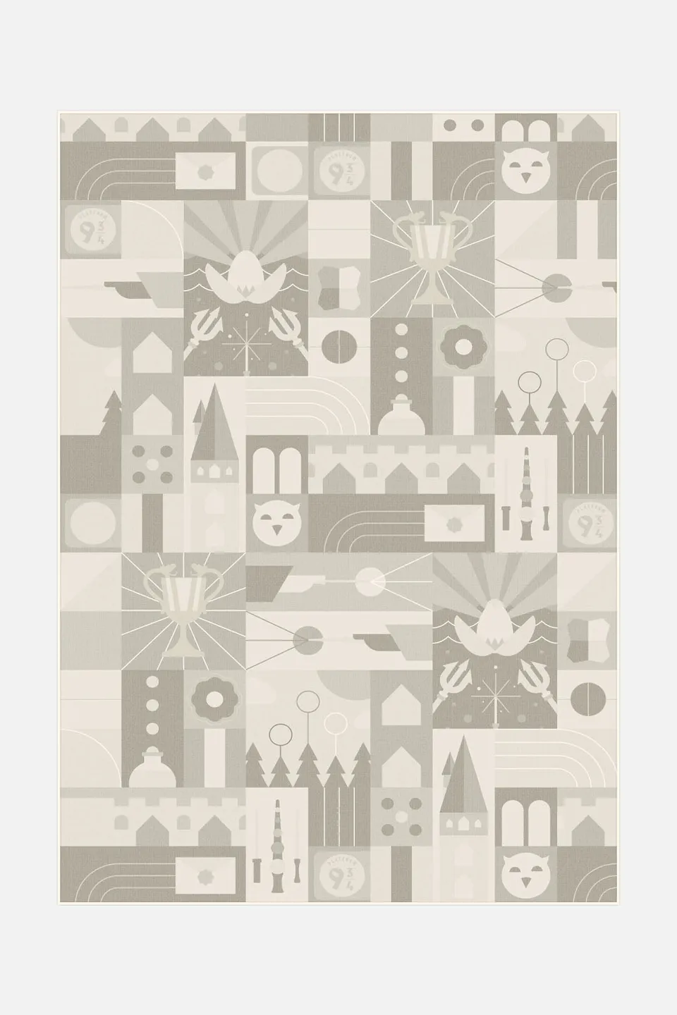 teppana-harry-potter-champion-sand-teppich-waschbarer-kinder-teppich image 1