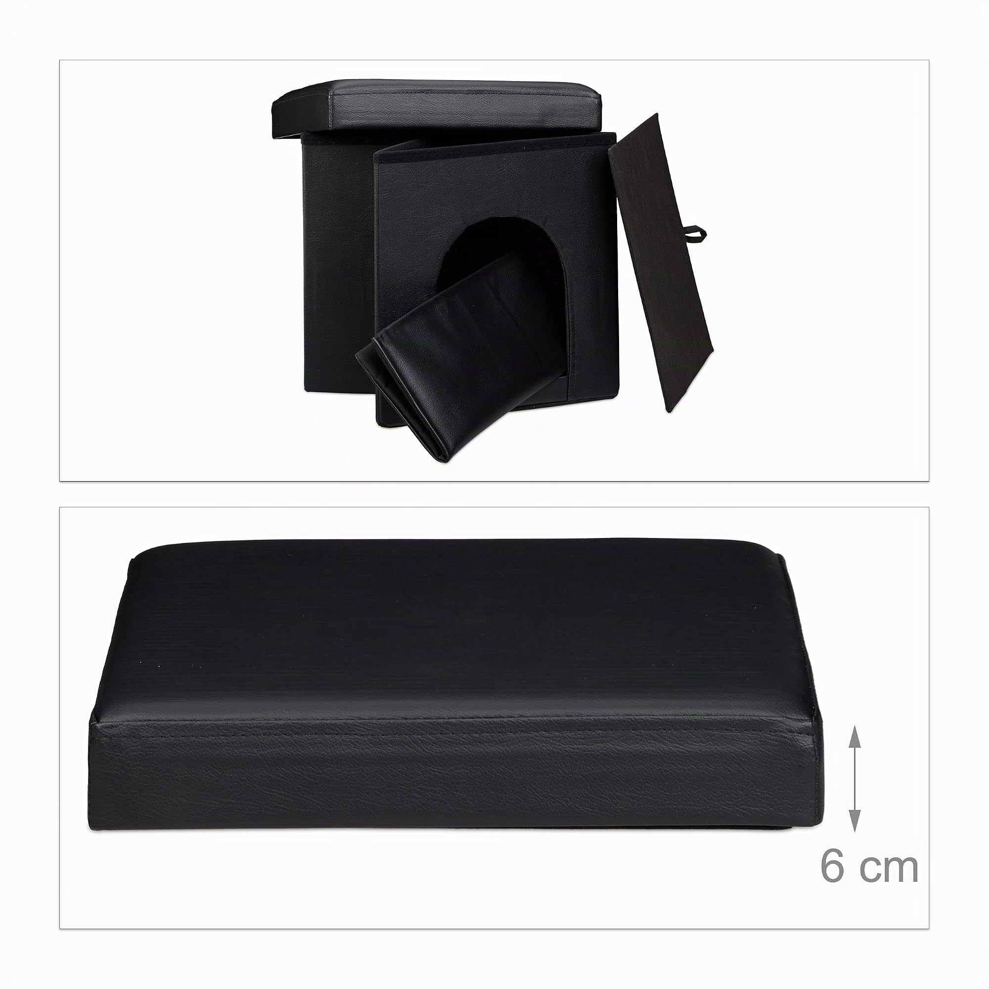 relaxdays-hundebox-sitzhocker-38-x-38-x-38-cm-schwarz-kunstleder image 5