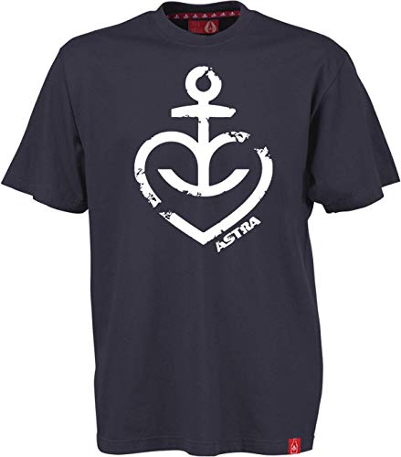 astra-herren-t-shirt-herzanker-navy-rot-basic-baumwolle image 6
