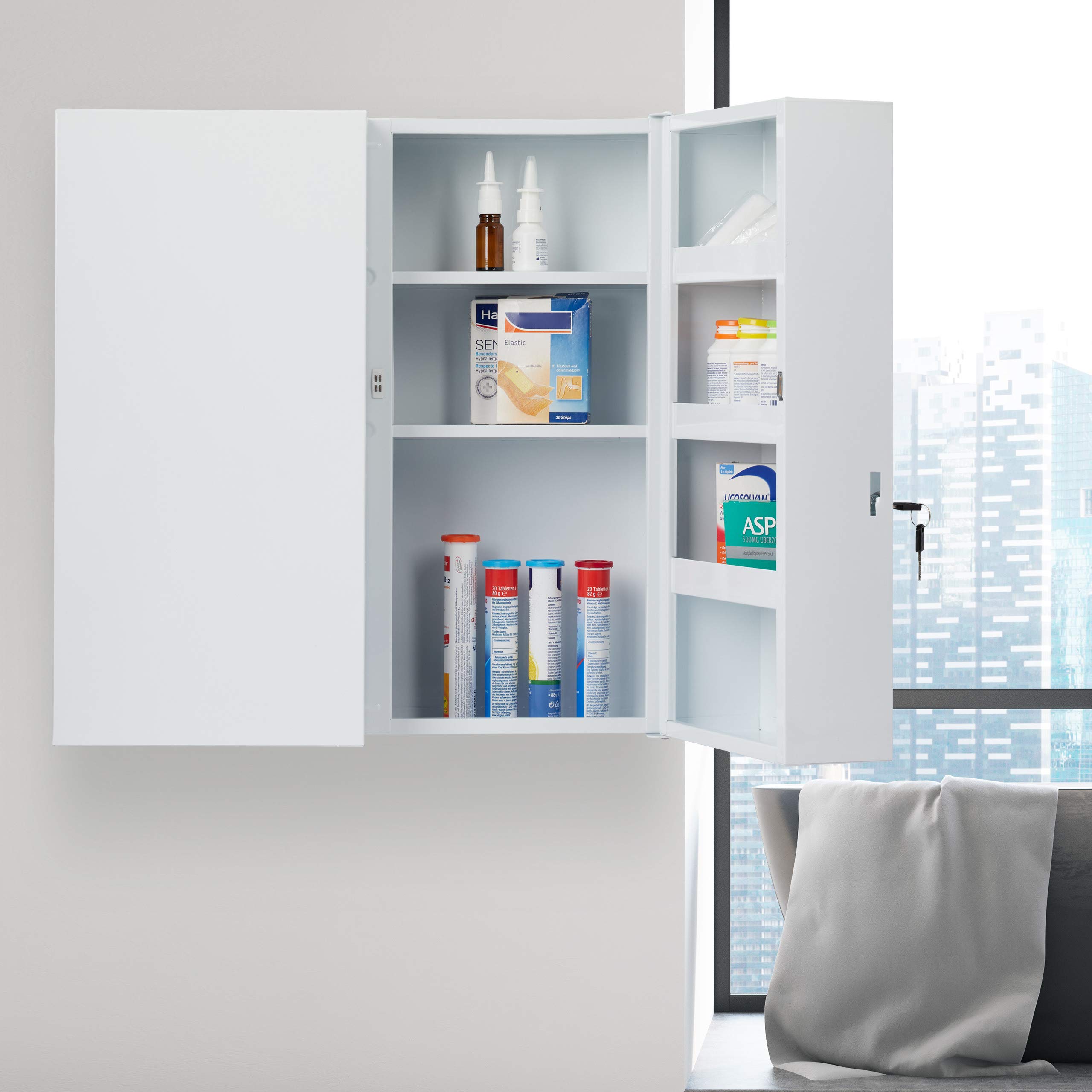 relaxdays-medizinschrank-xxl-2-t-rig-stahl-53x52-5x19-5-cm-wei image 2