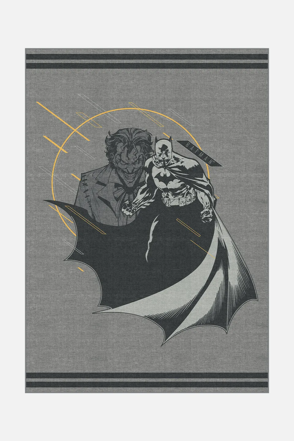 teppana-batman-schatten-grau-kinderteppich-waschbar image 1