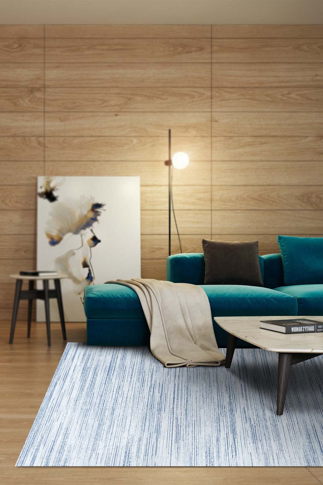 teppana-uni-hellblau-teppich-modern-indoor image 4