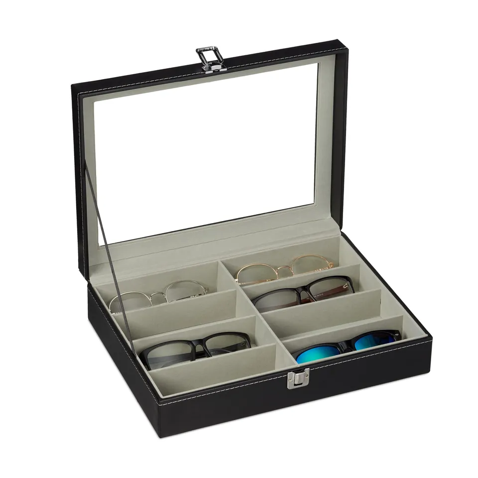 relaxdays-brillenbox-f-r-8-brillen-kunstleder-33-5-cm image 1