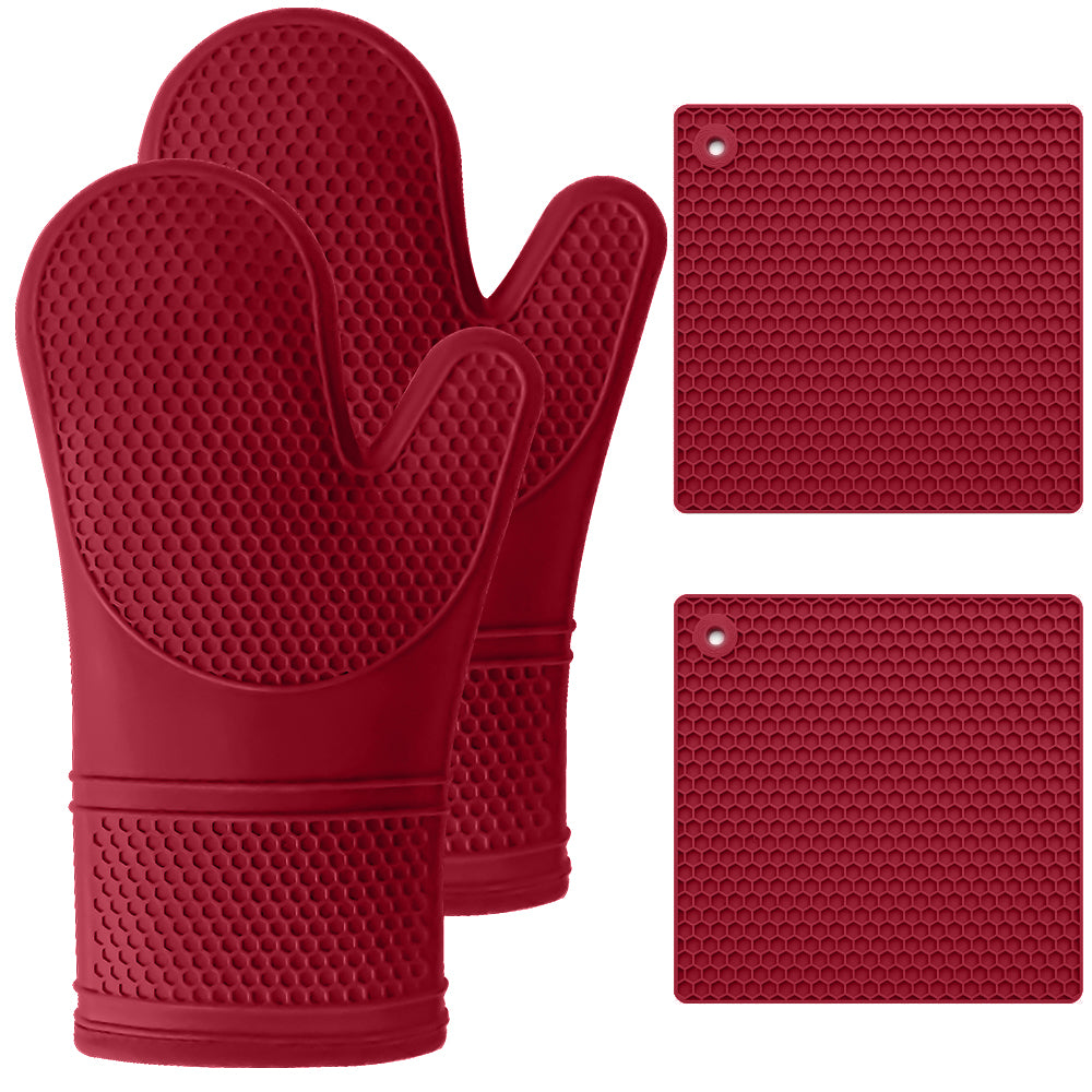 gorilla-grip-silicone-ofenhandschuh-mit-untersetzer-set image 8