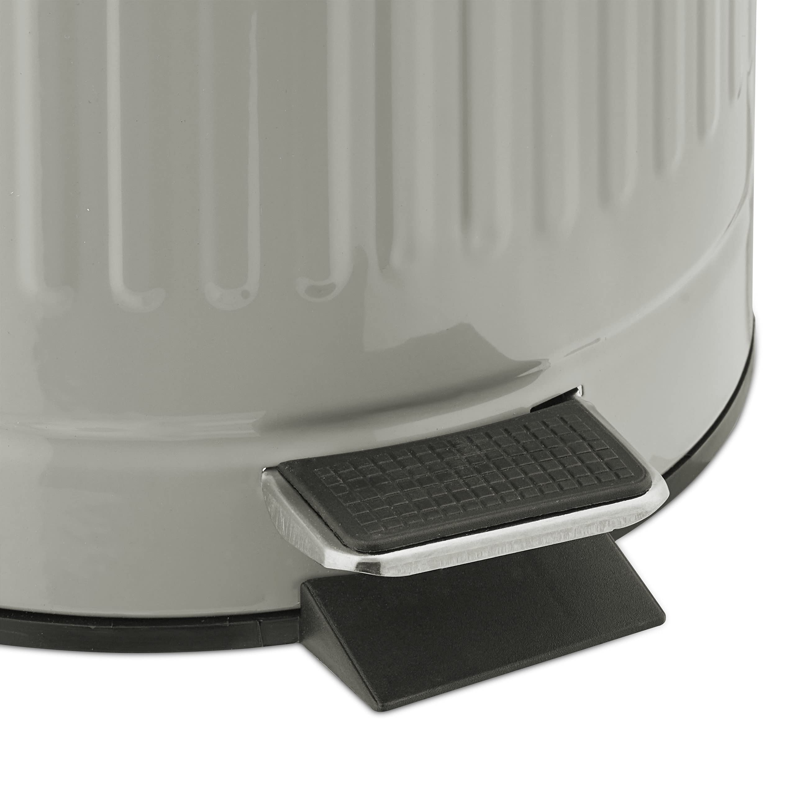 relaxdays-kosmetikeimer-5-l-mit-absenkautomatik-metall-hellgrau image 8