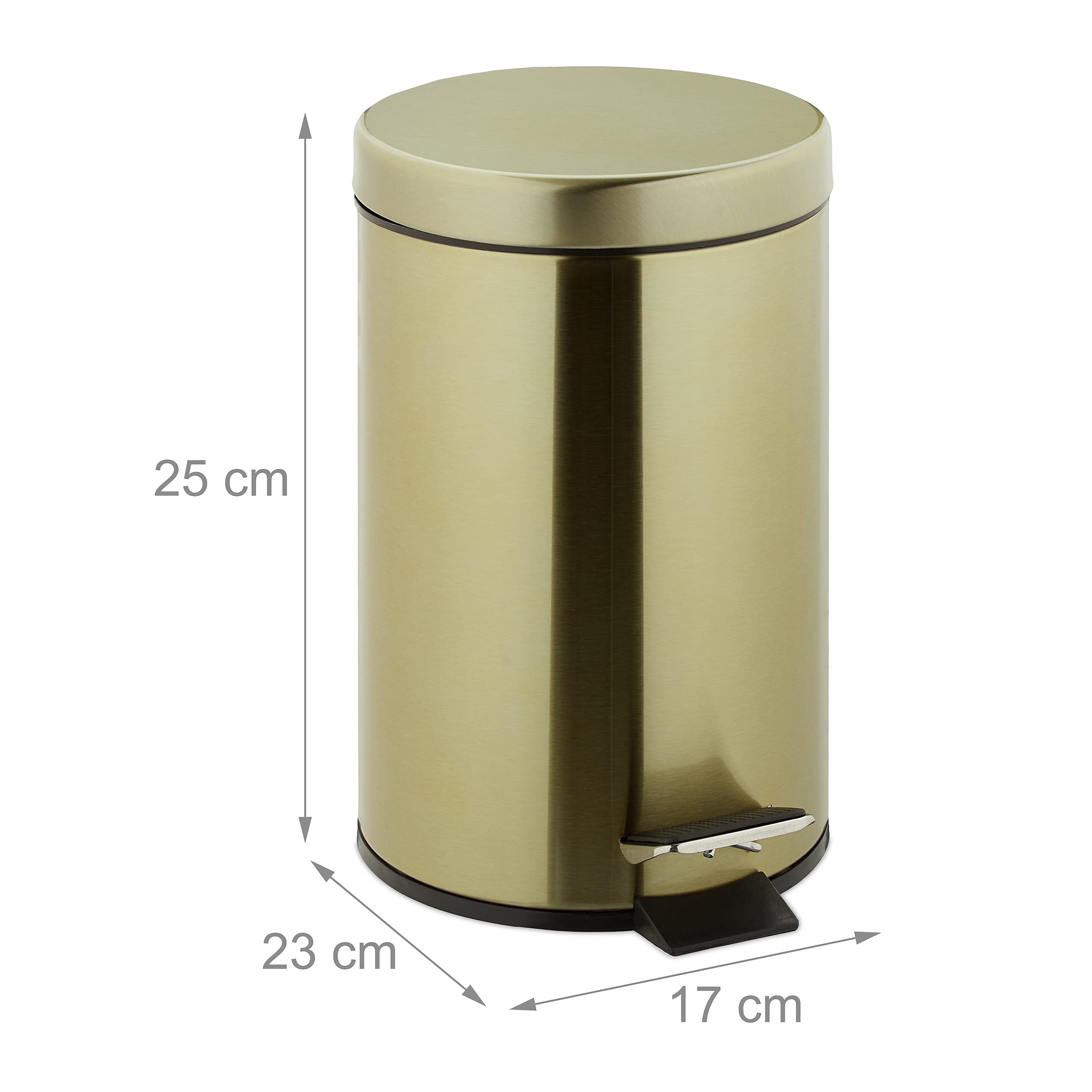 relaxdays-kosmetikeimer-3-liter-edelstahl-treteimer-gold image 4