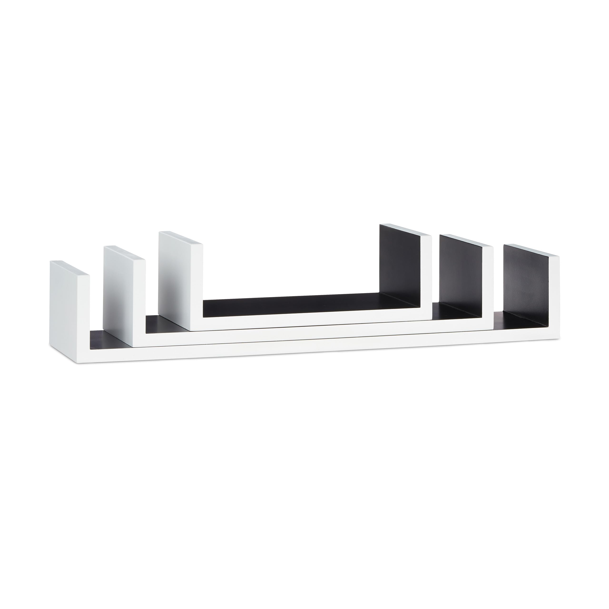 relaxdays-wandregal-u-form-3er-set-mdf-wei-schwarz-15-cm-tief image 4