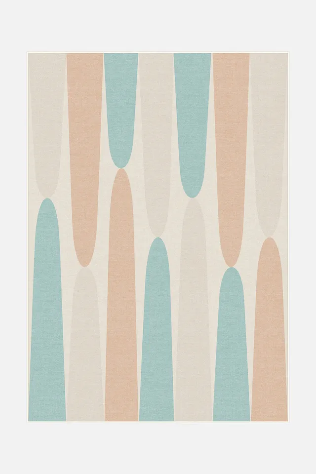 teppana-ria-pastell-teppich-waschbar-geometrisch image 1