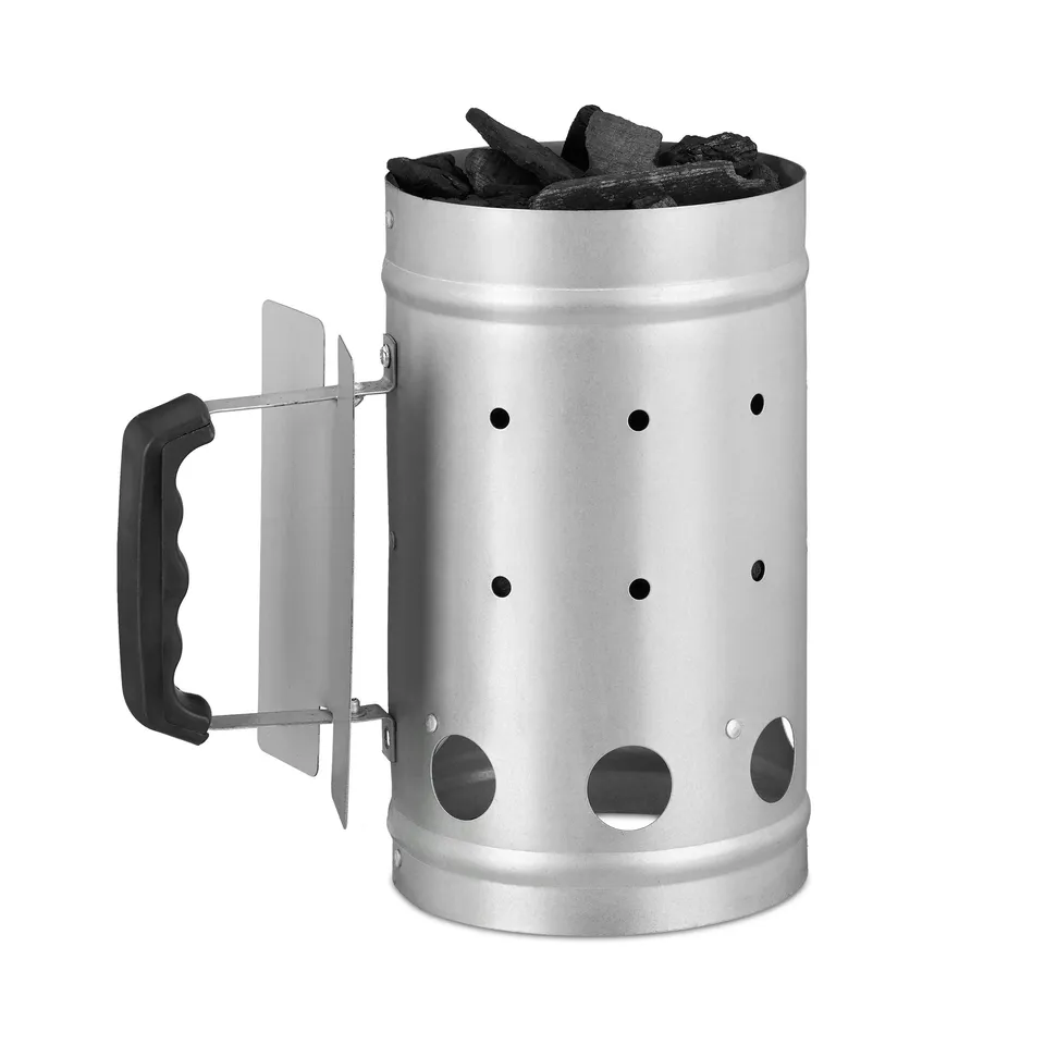relaxdays-anz-ndkamin-stahl-grillstarter-silber image 1