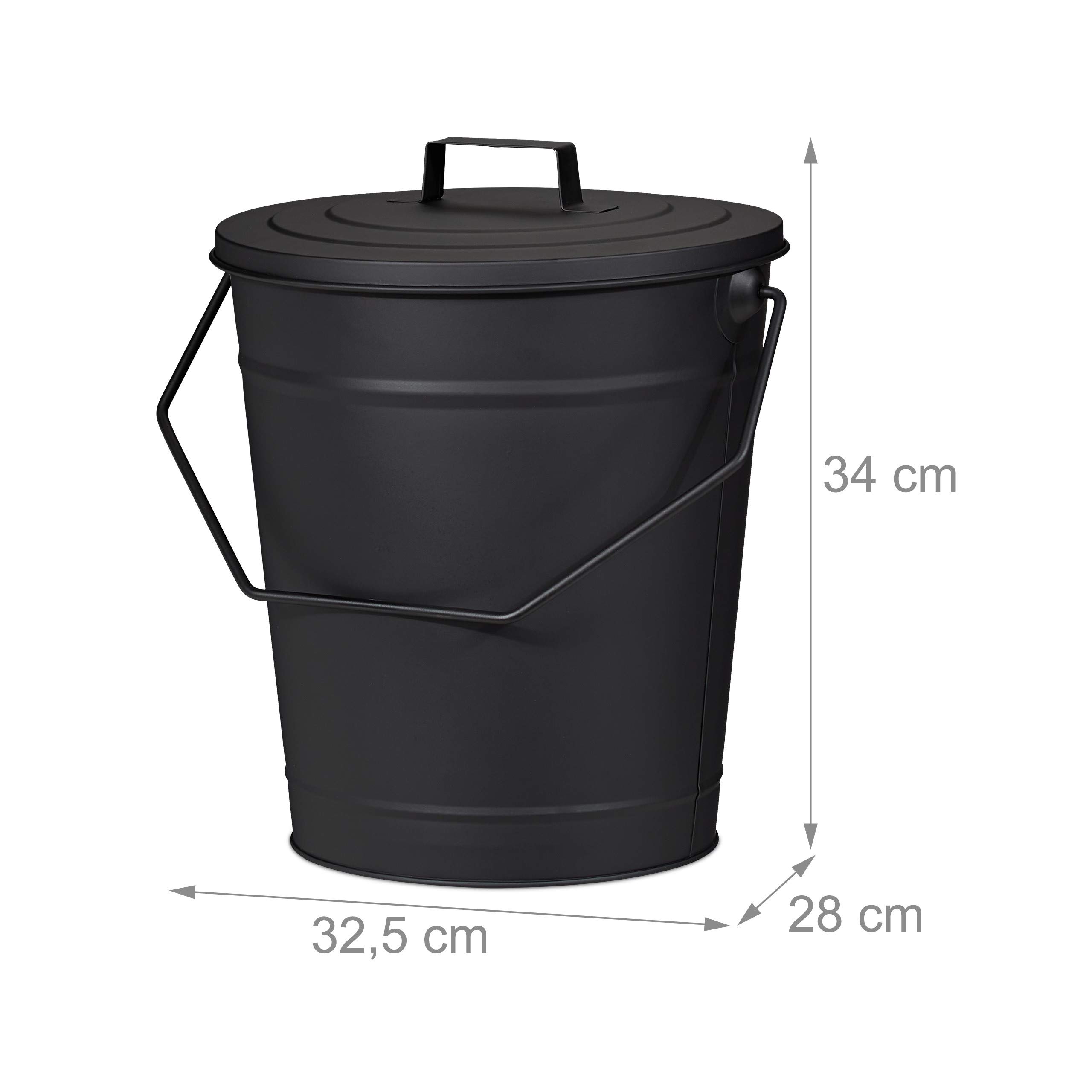 relaxdays-ascheeimer-mit-deckel-12-liter-stahl-schwarz image 4