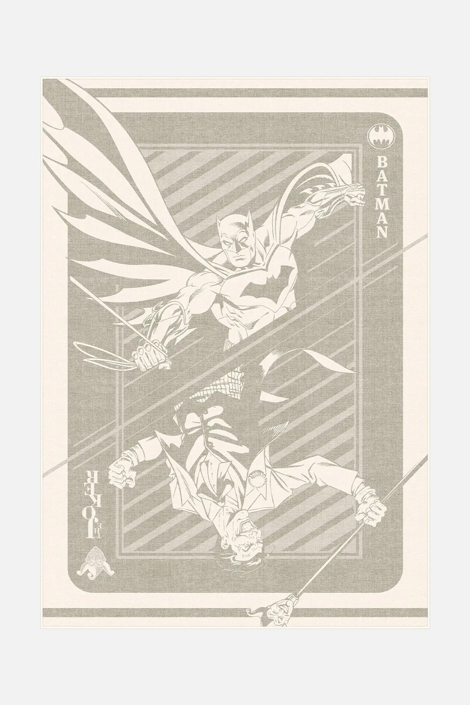 teppana-batman-joker-beige-teppich-waschbarer-indoor-teppich image 1
