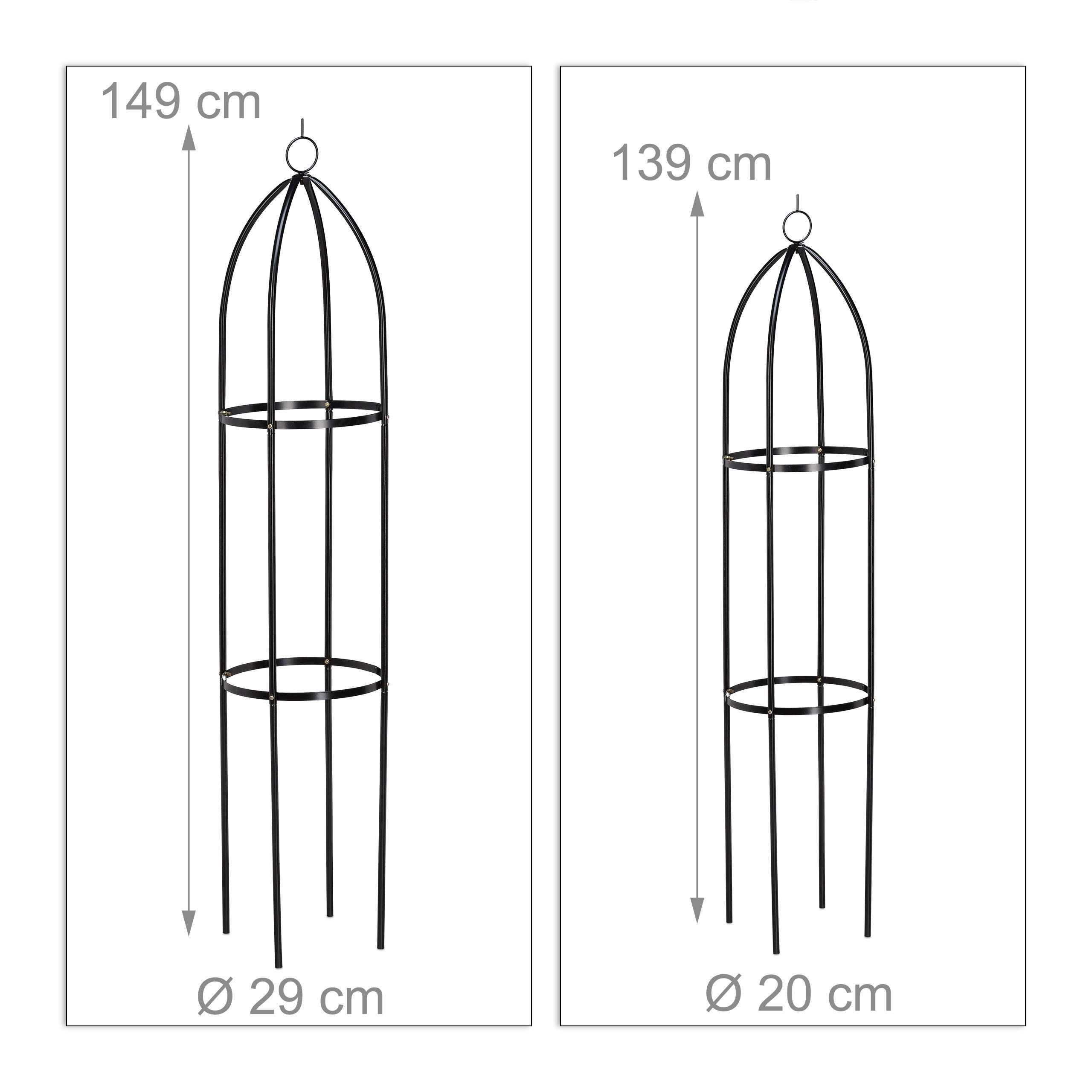 relaxdays-rankturm-2er-set-eisen-schwarz-139-cm-149-cm image 4