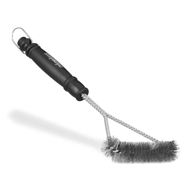 relaxdays-grillb-rste-dreieckig-edelstahl-33-cm-schwarz image 1